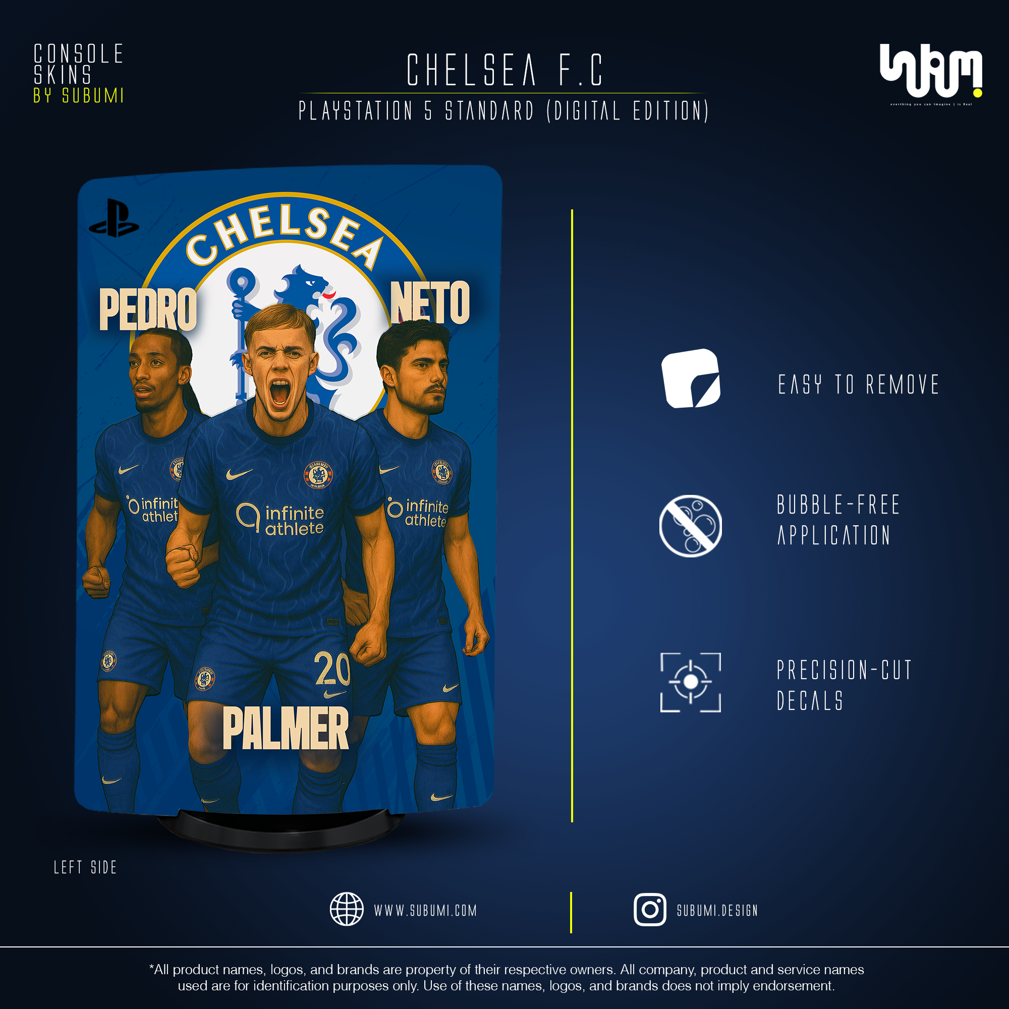 Chelsea PS5 Skin SUBUMI