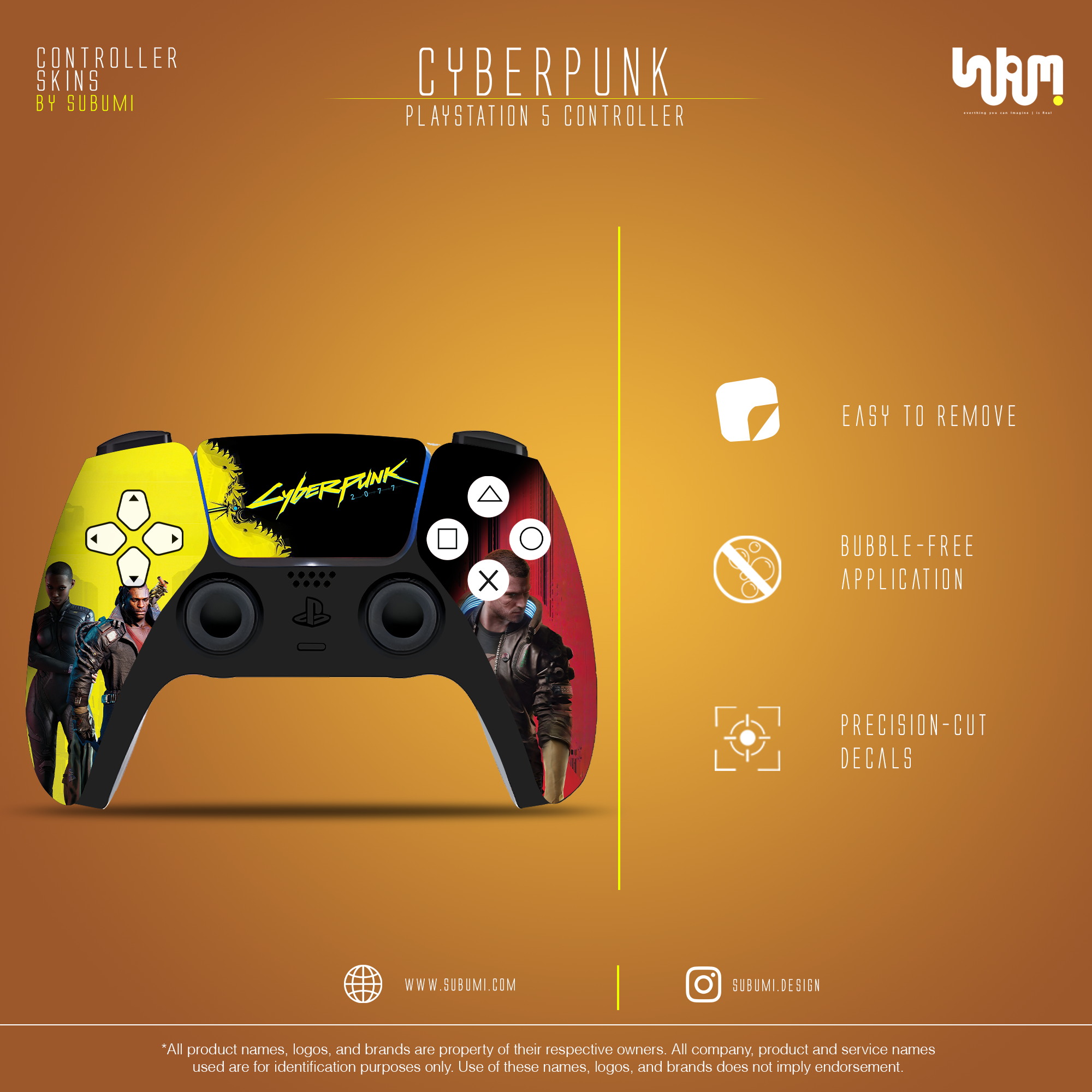 Cyberpunk 2077 Controller Skin by SUBUMi