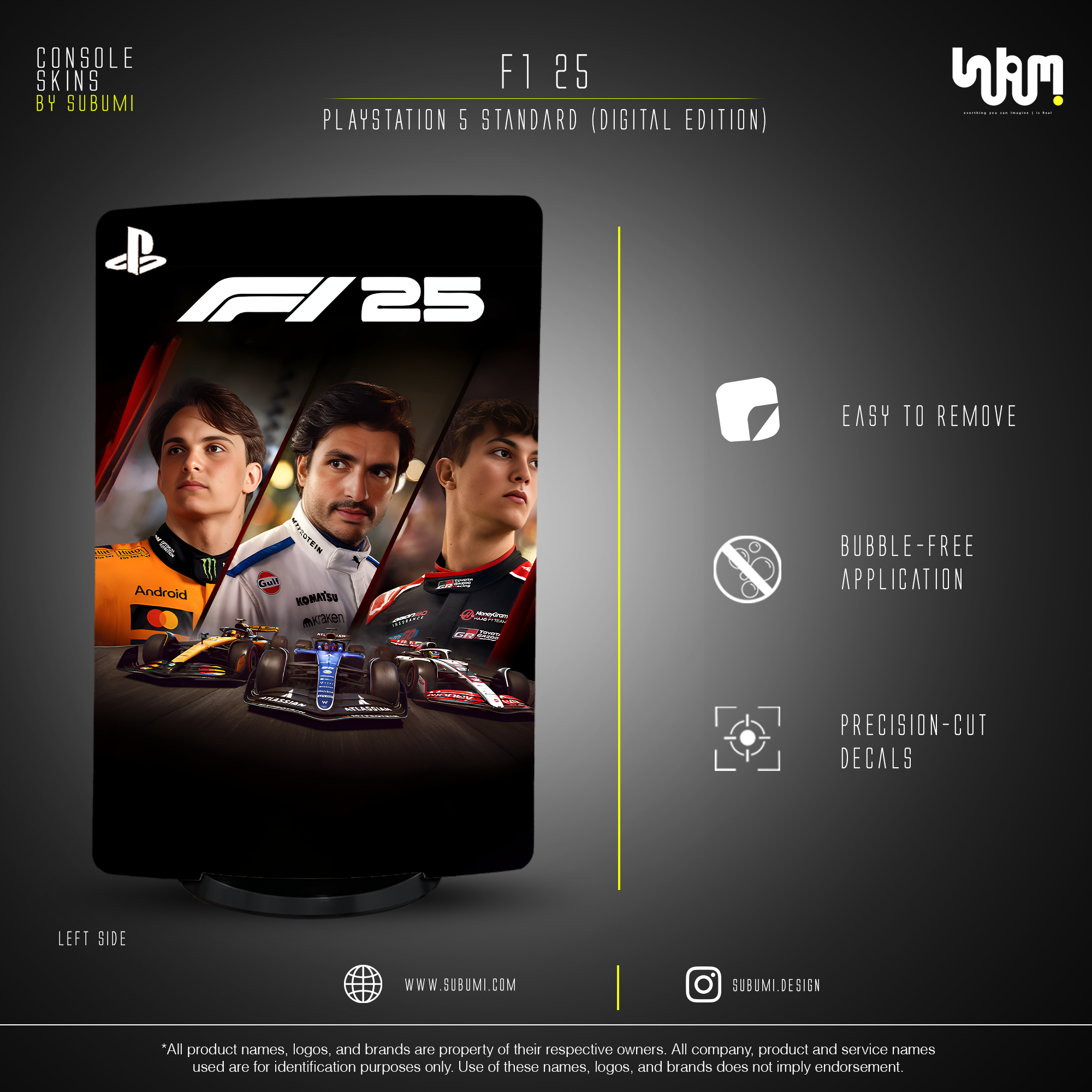 F1 25 Skins by SUBUMi