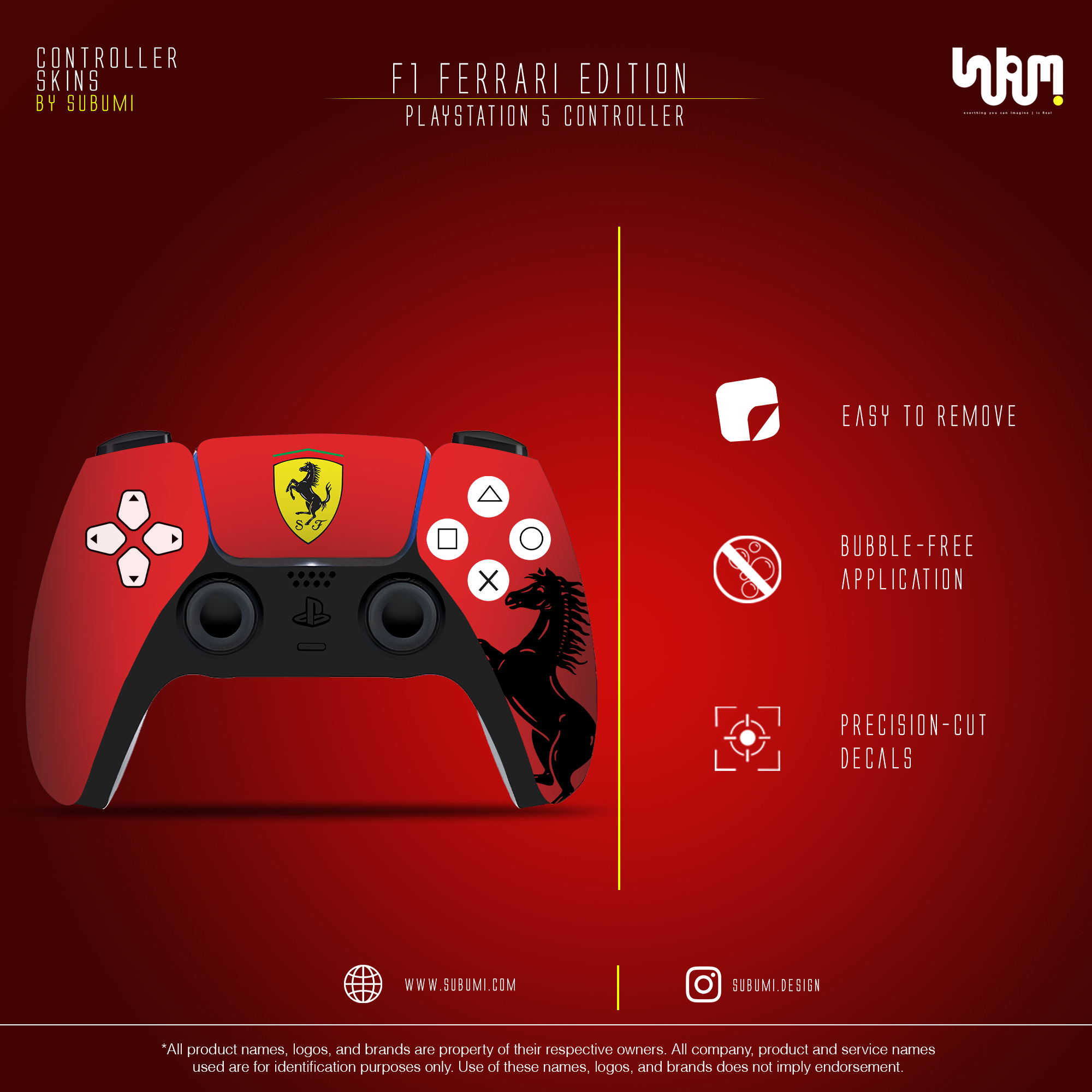 Ferrari F1 Controller Skin by SUBUMi