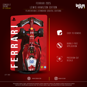 Ferrari x Lewis Hamilton Console Skin by SUBUMI