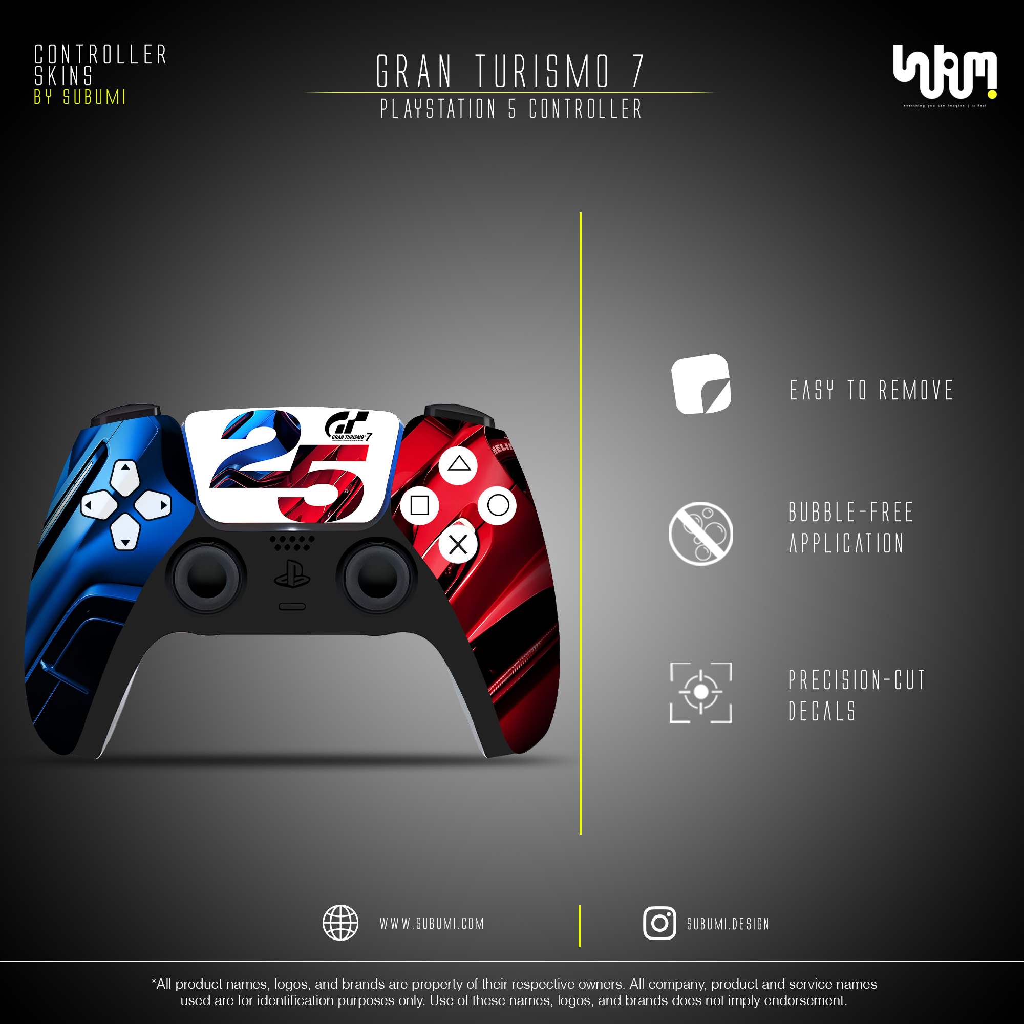 Gran Turismo 7 Controller Skin by SUBUMi