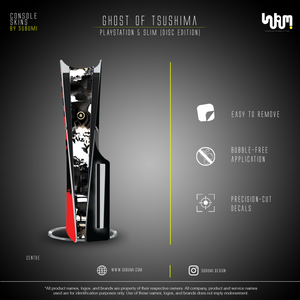 Ghost of Tsushima PS5 Skin slim disc