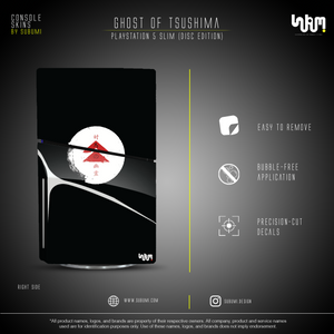 Ghost of Tsushima PS5 Skin slim disc