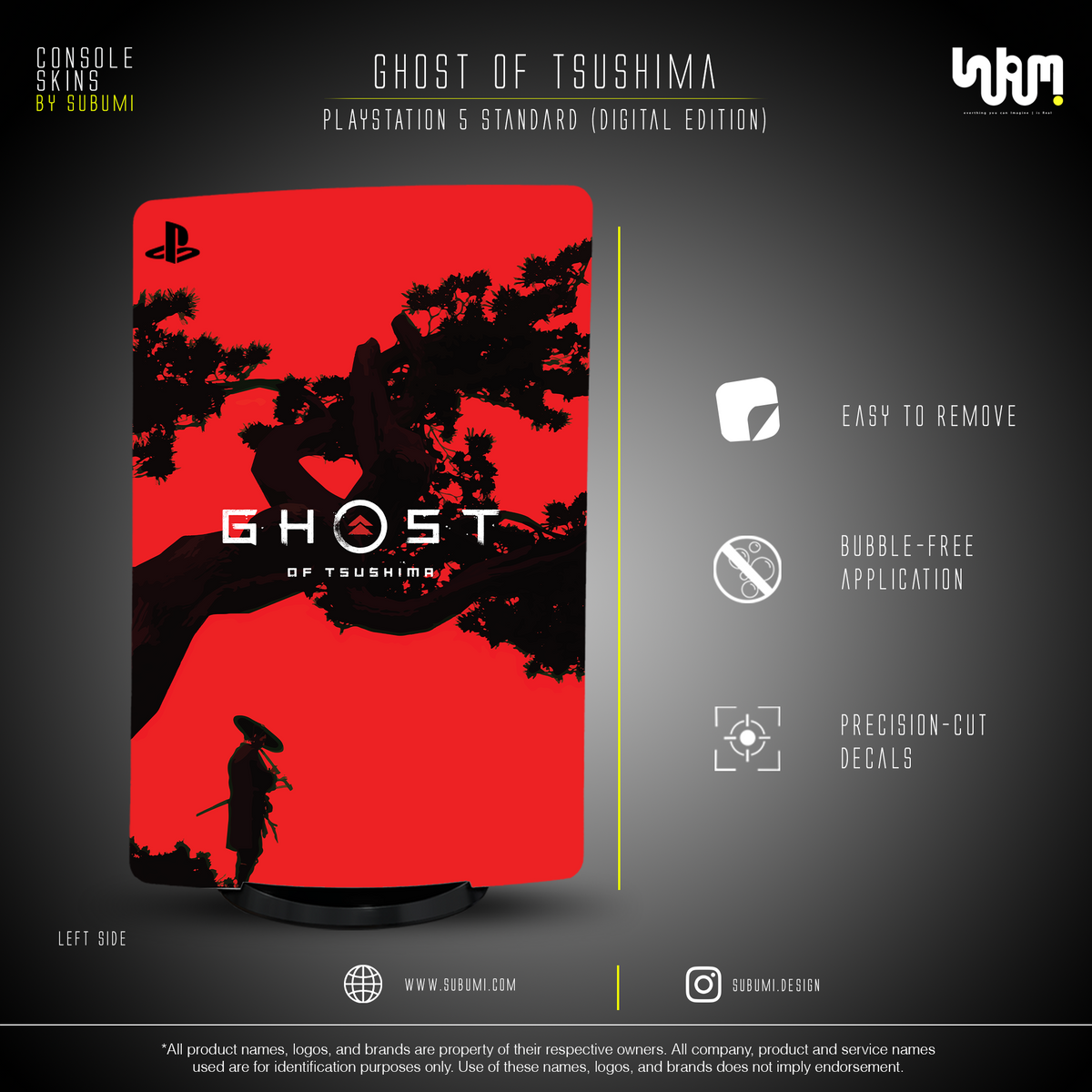 Ghost of Tsushima console skin