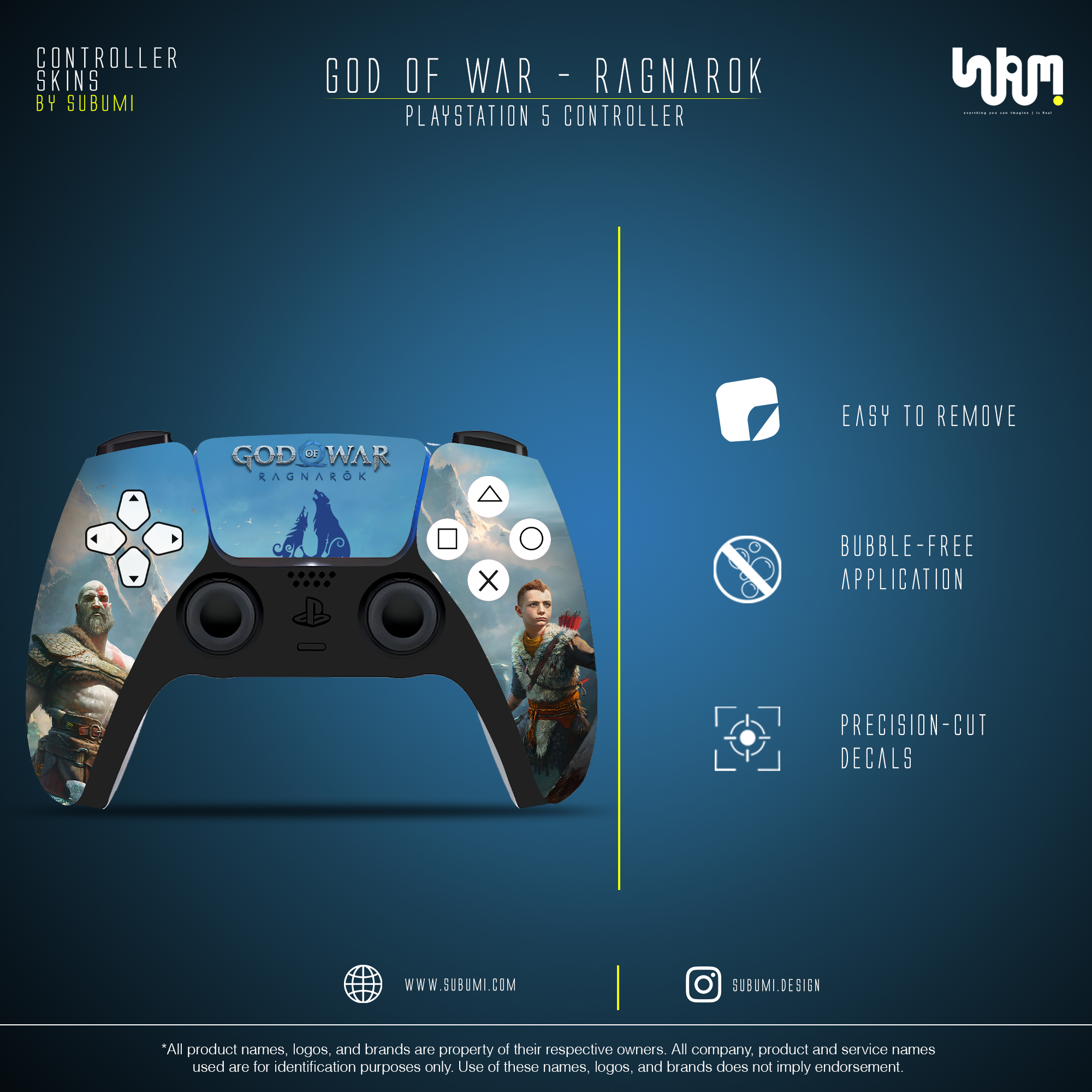 God of War Ragnarok Controller Skin