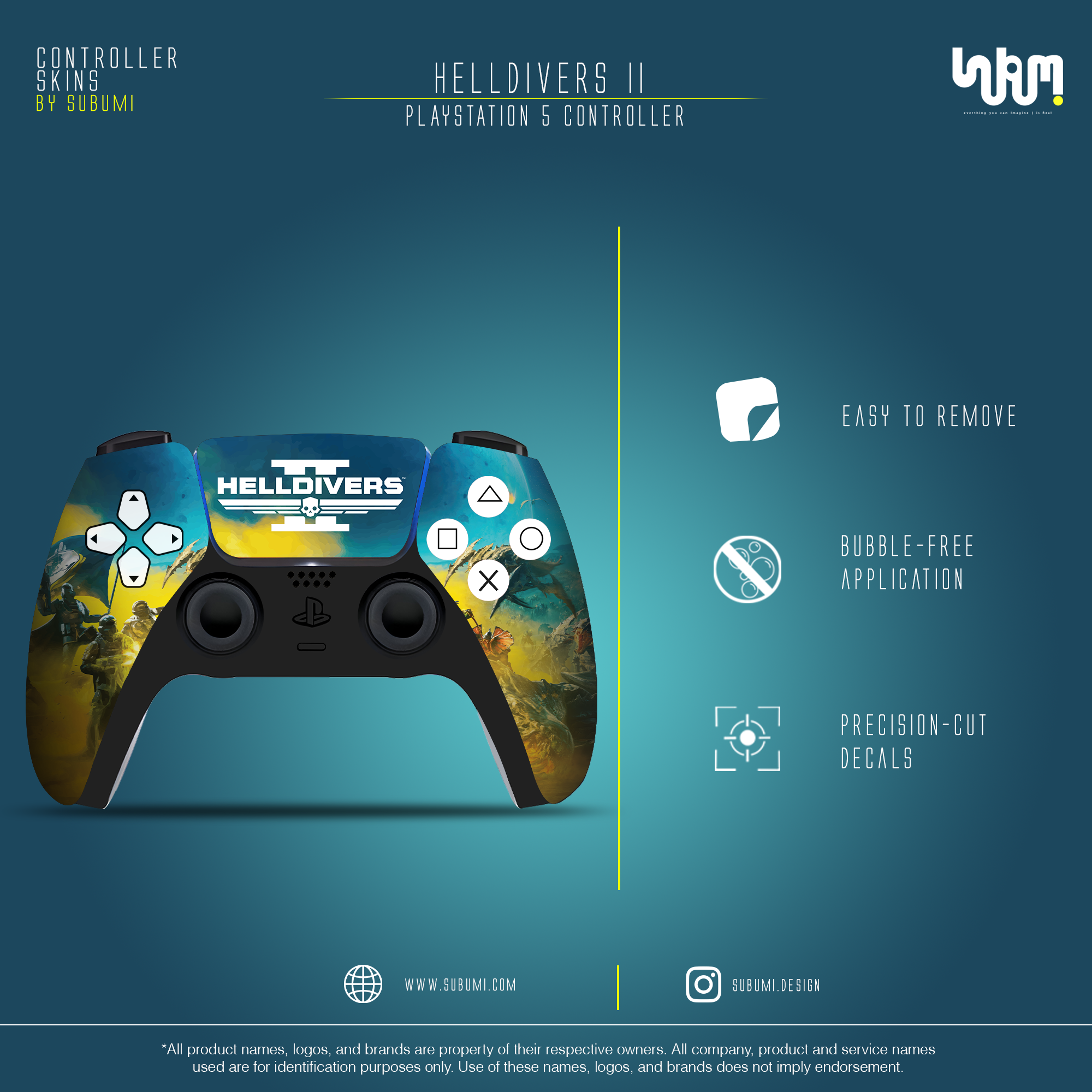 Helldivers 2 Controller Skin by SUBUMi