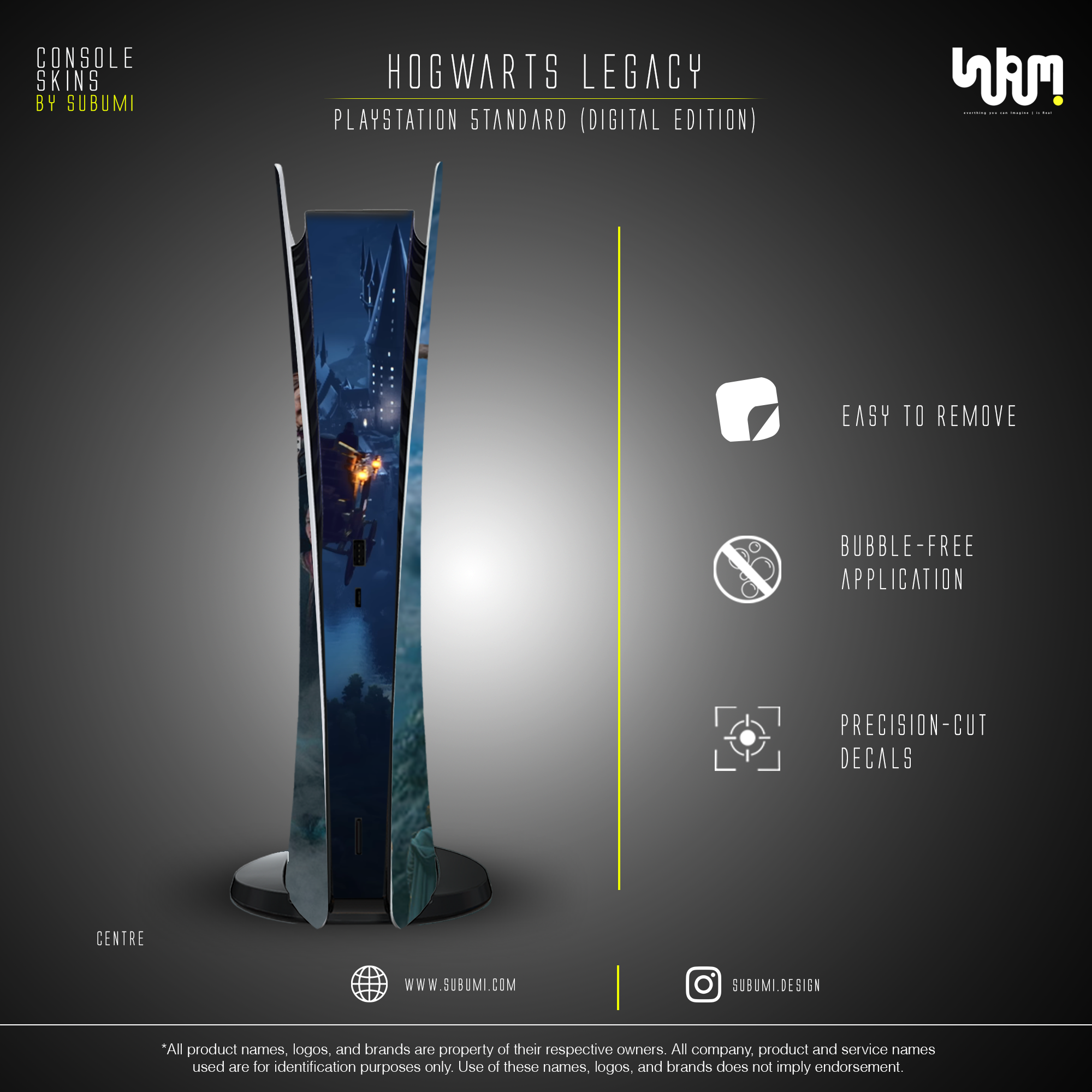 Hogwarts Legacy PS5 Skin by SUBUMI