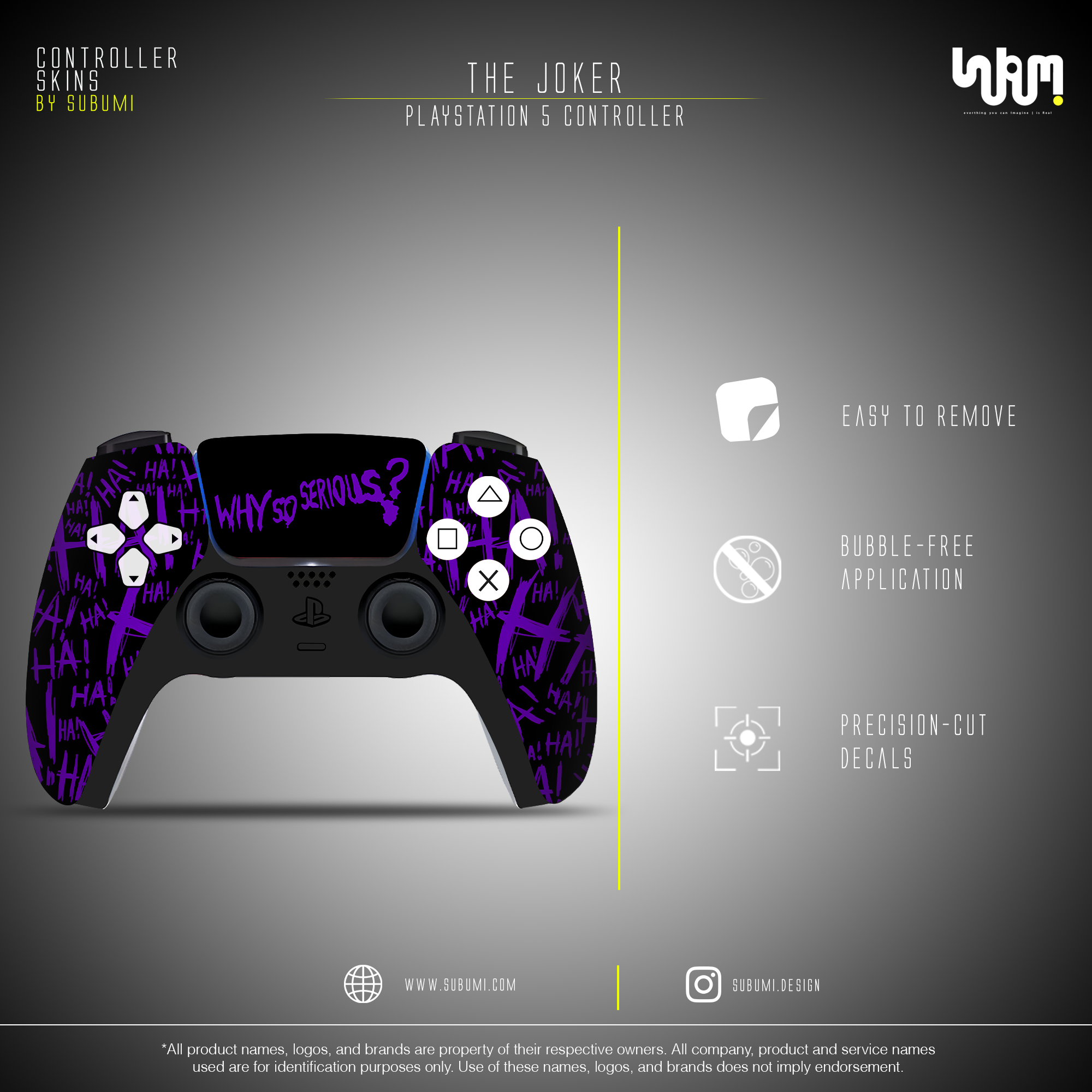 Joker Controller Skin by SUBUMi
