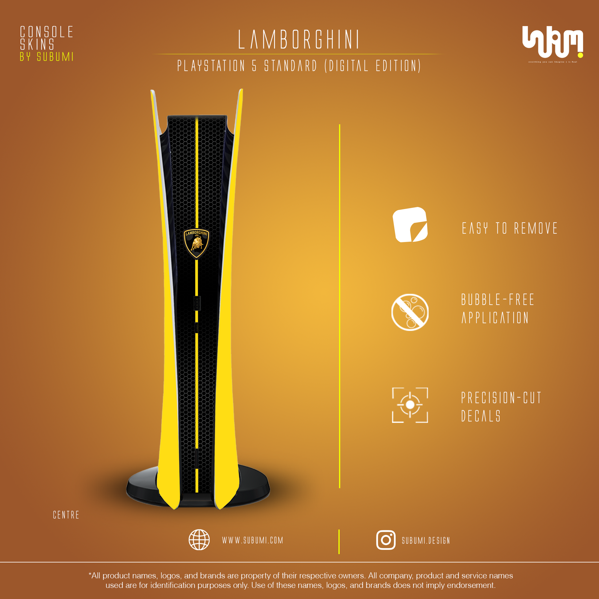 Lamborghini PS5 Skin by SUBUMI