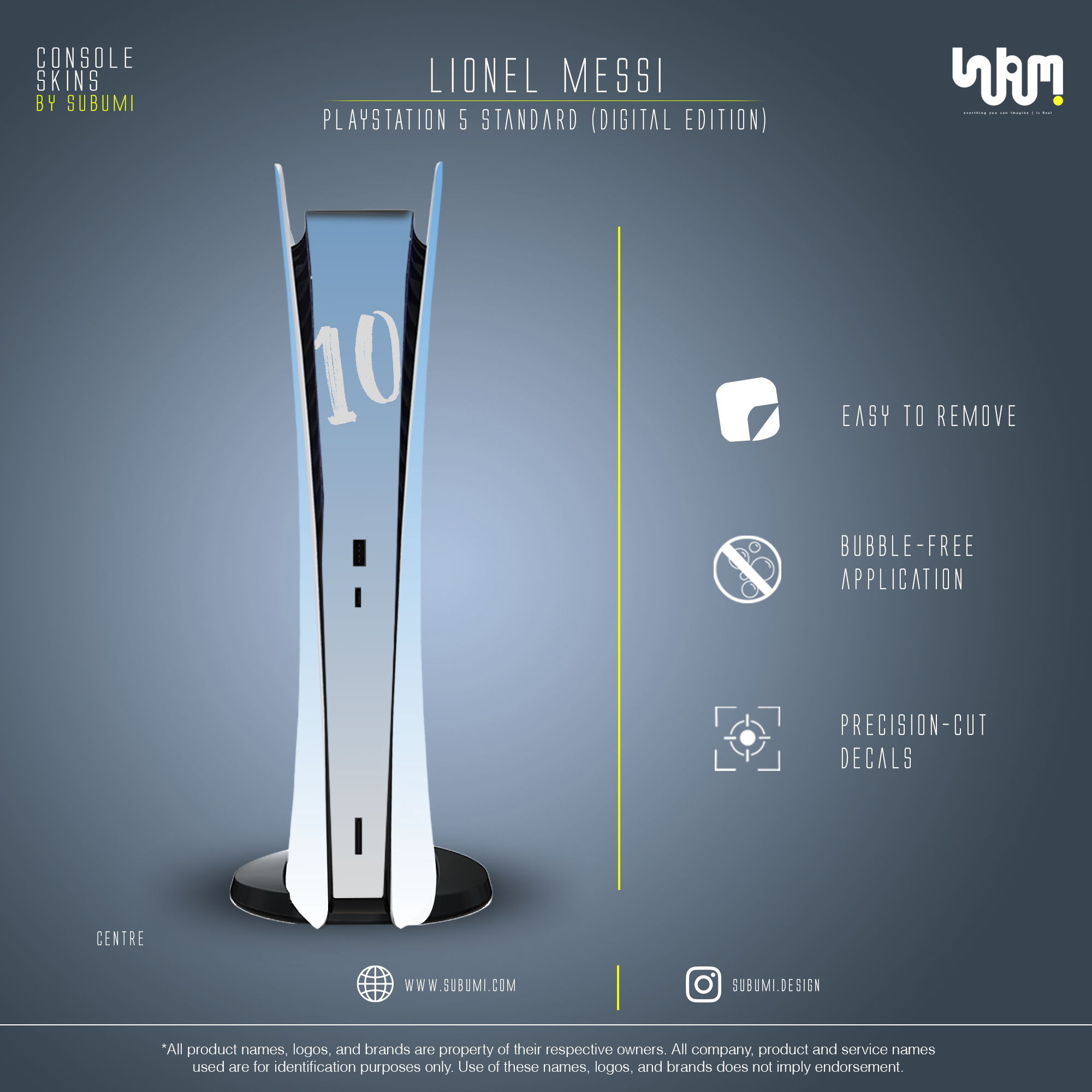 Lionel Messi PS5 Skin by SUBUMI