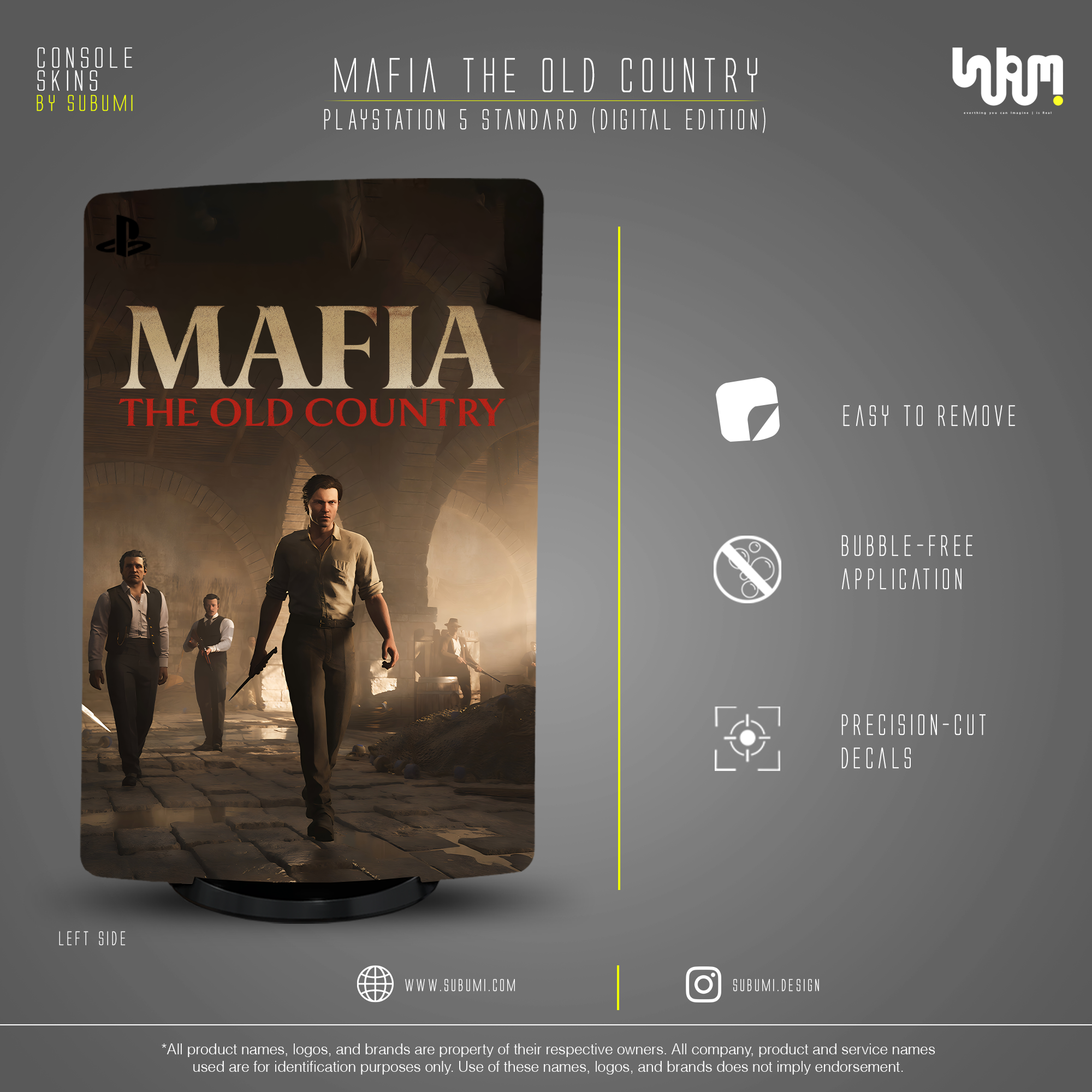 Mafia: The Old Country PS5 Skin 2