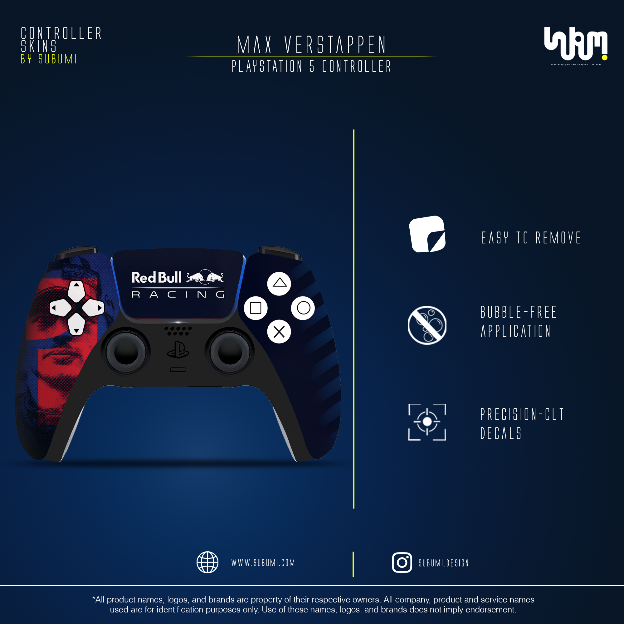 Max Verstappen Controller Skin by SUBUMi