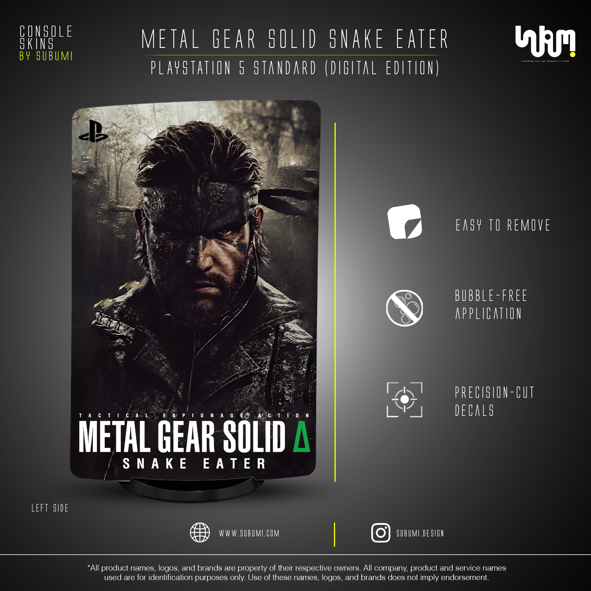 Metal Gear Solid Delta Snake Eater Skins by SUBUMi