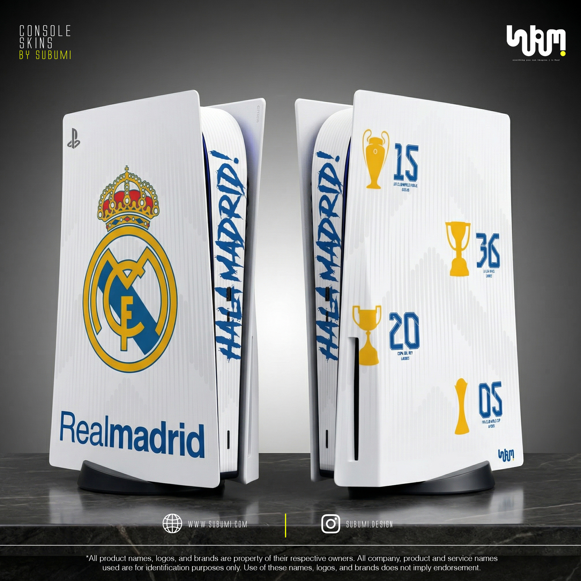 Real Madrid Console Skin (Type 2) by SUBUMI