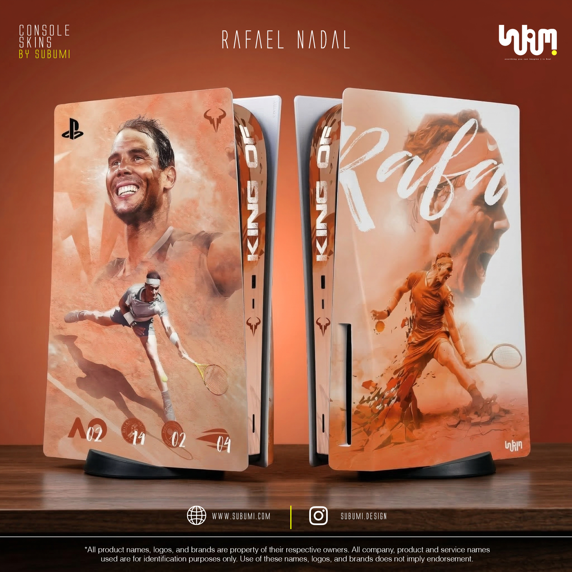 Rafael Nadal Console Skin by SUBUMI