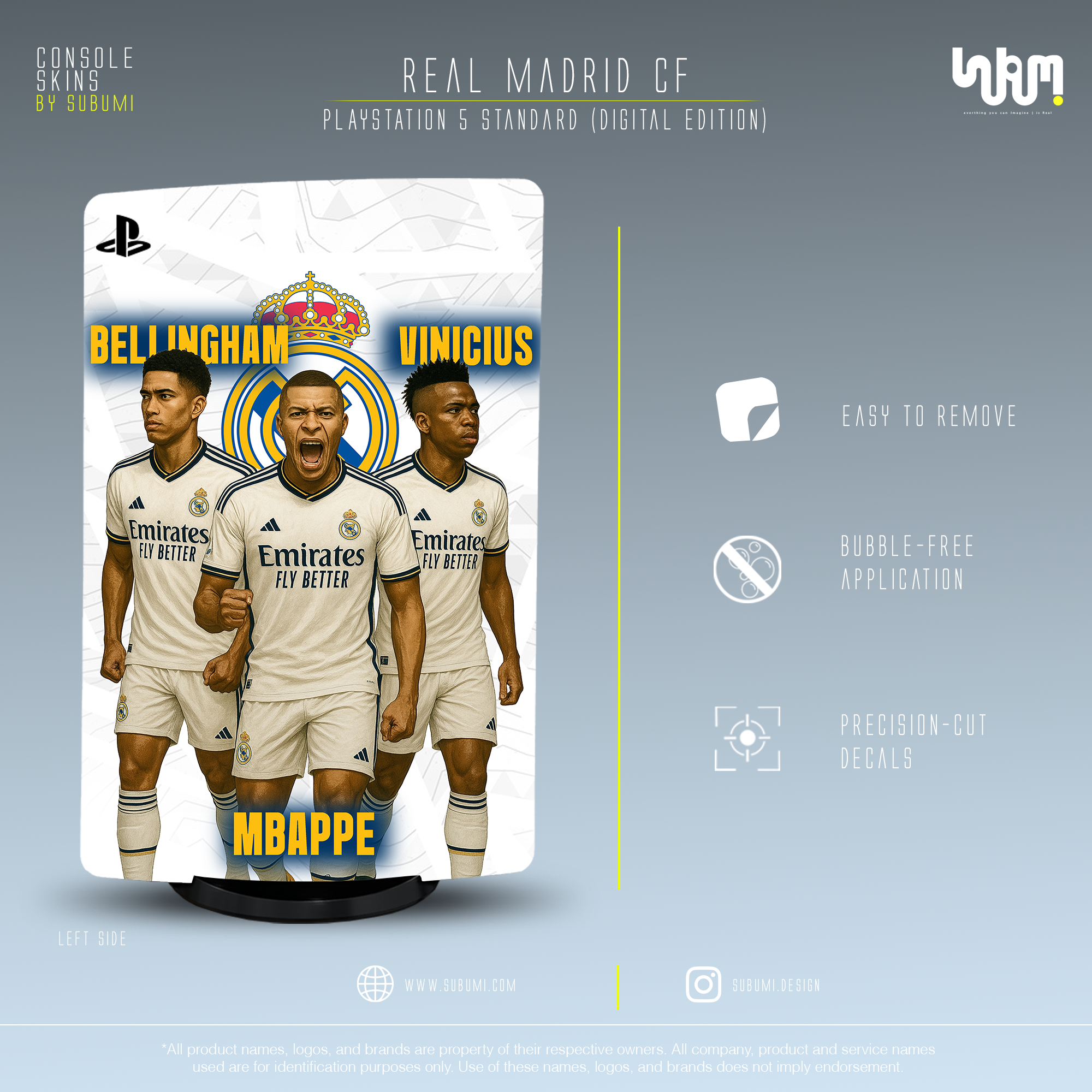 Real Madrid PS5 Skin 2