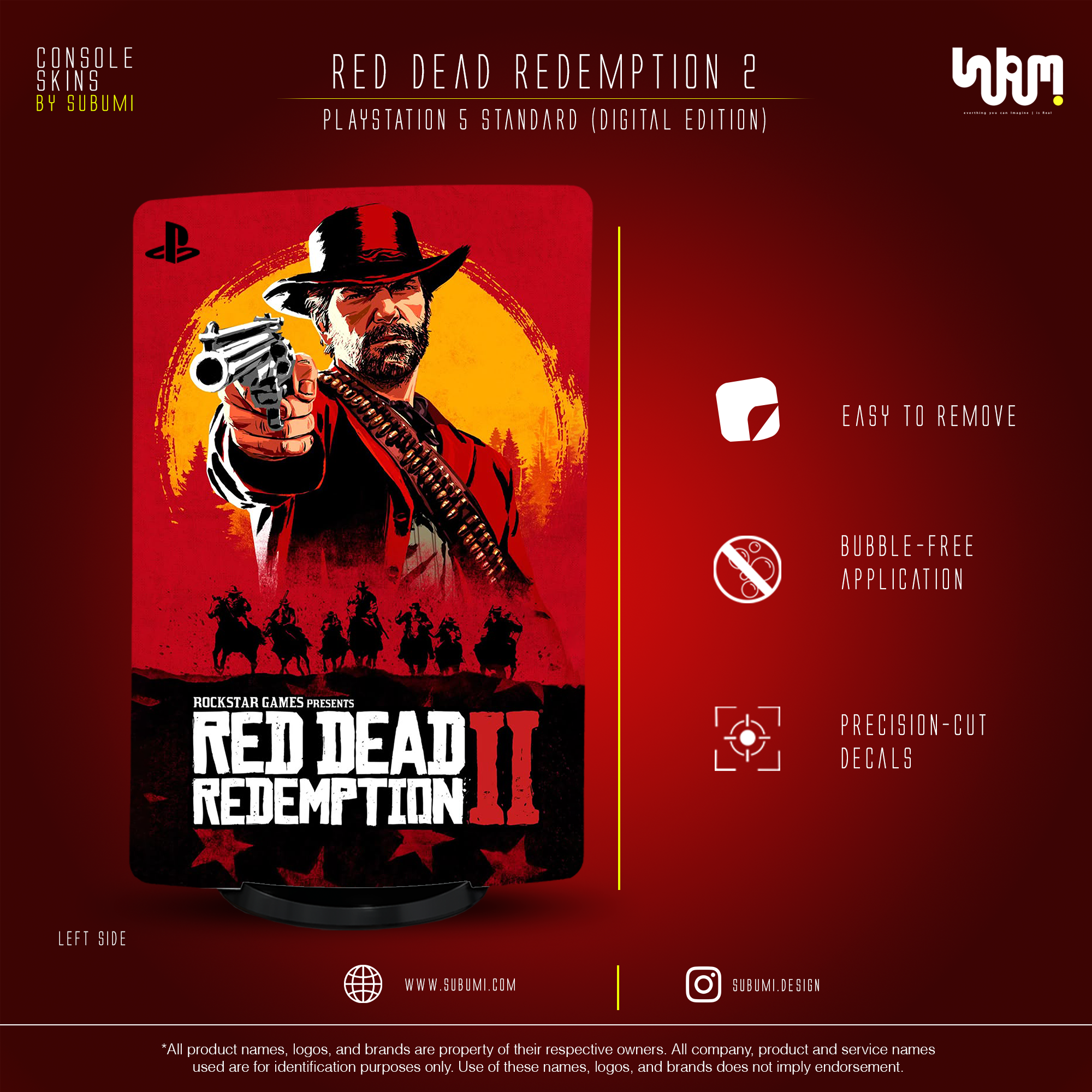 Red Dead Redemption 2 Skins by SUBUMi