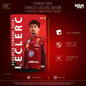 SUBUMI Ferrari x Charles Leclerc PS5 SkiN