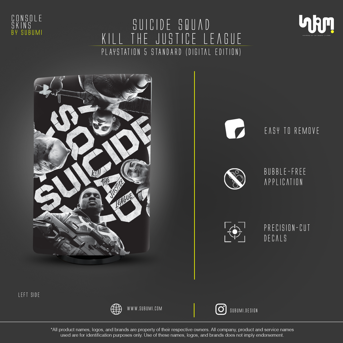 Suicide Squad console skin