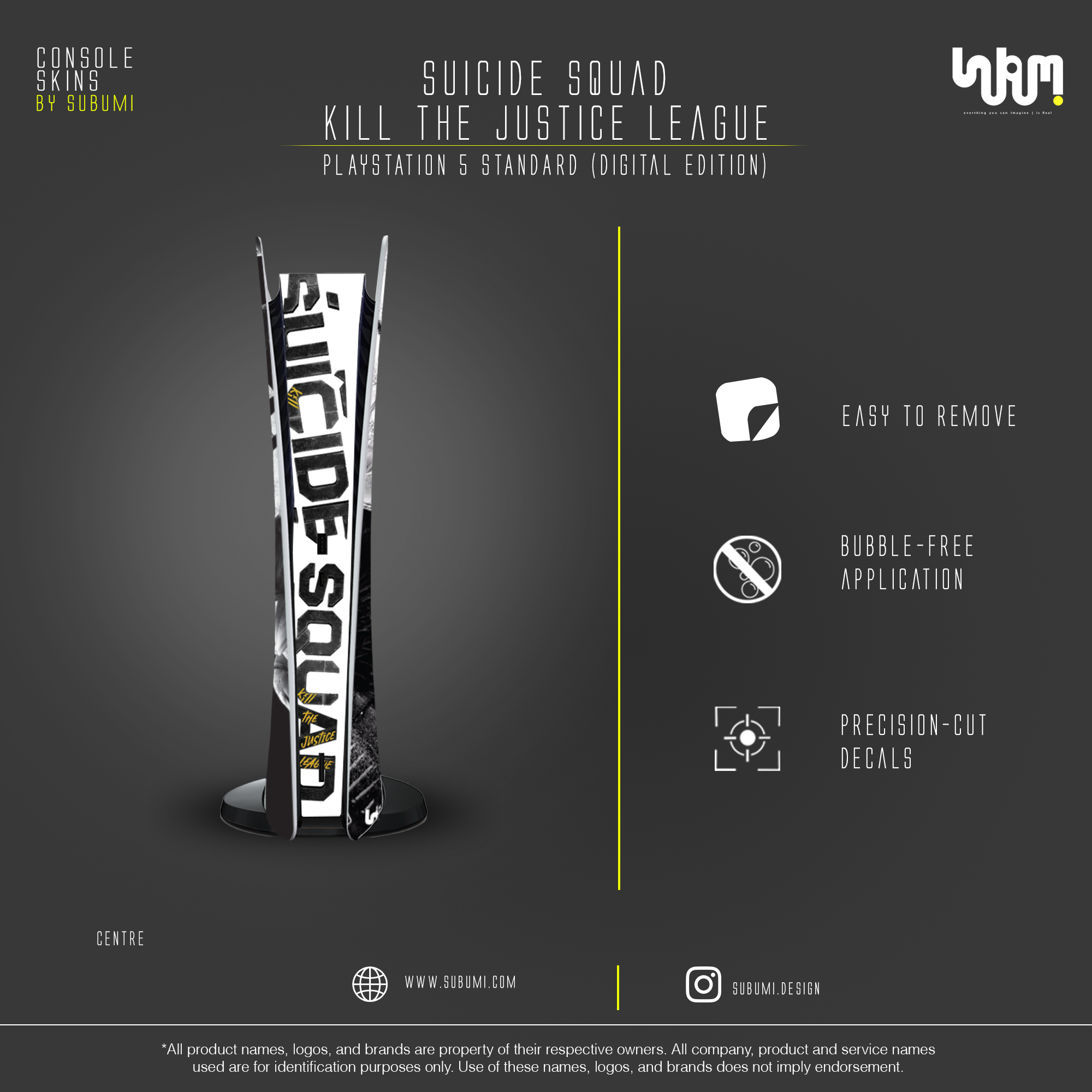 Suicide Squad PS5 Skin by SUBUMI