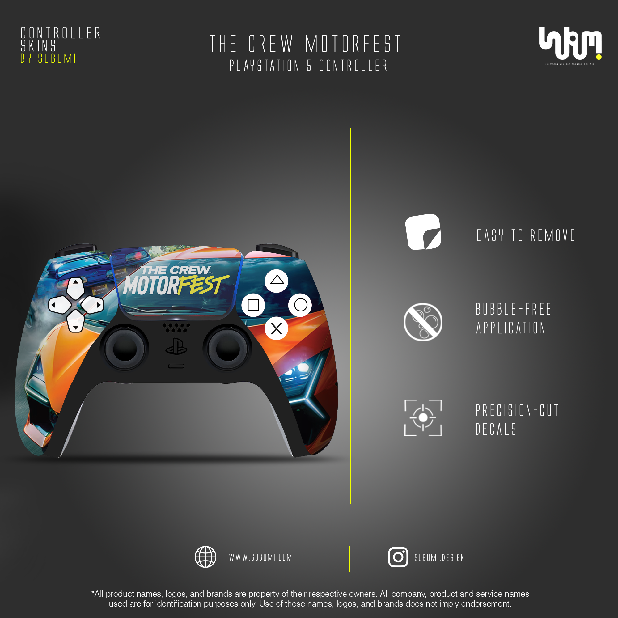 The Crew Motorfest Controller Skin by SUBUMi