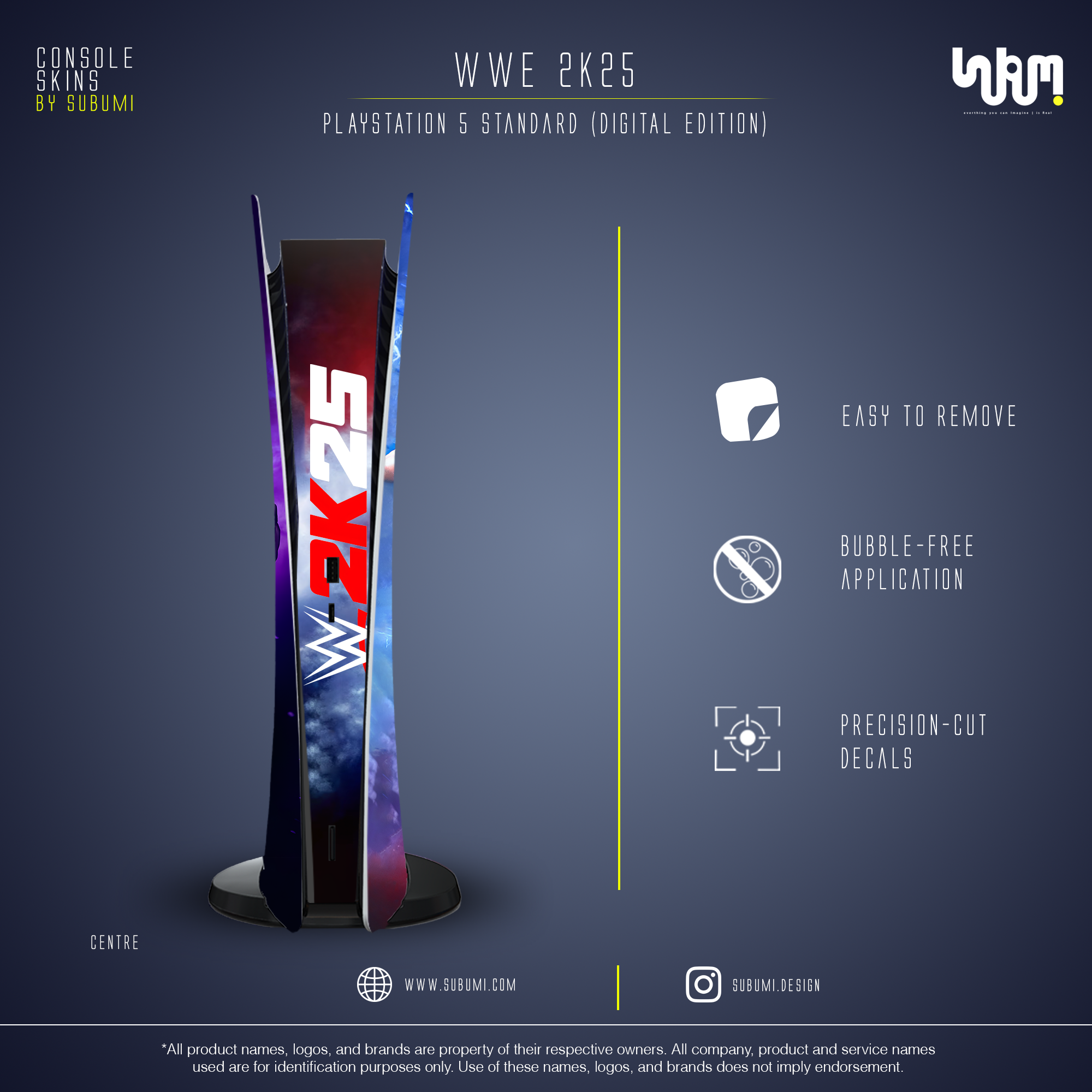 WWE 2K25 Edition 1 Skins by SUBUMi