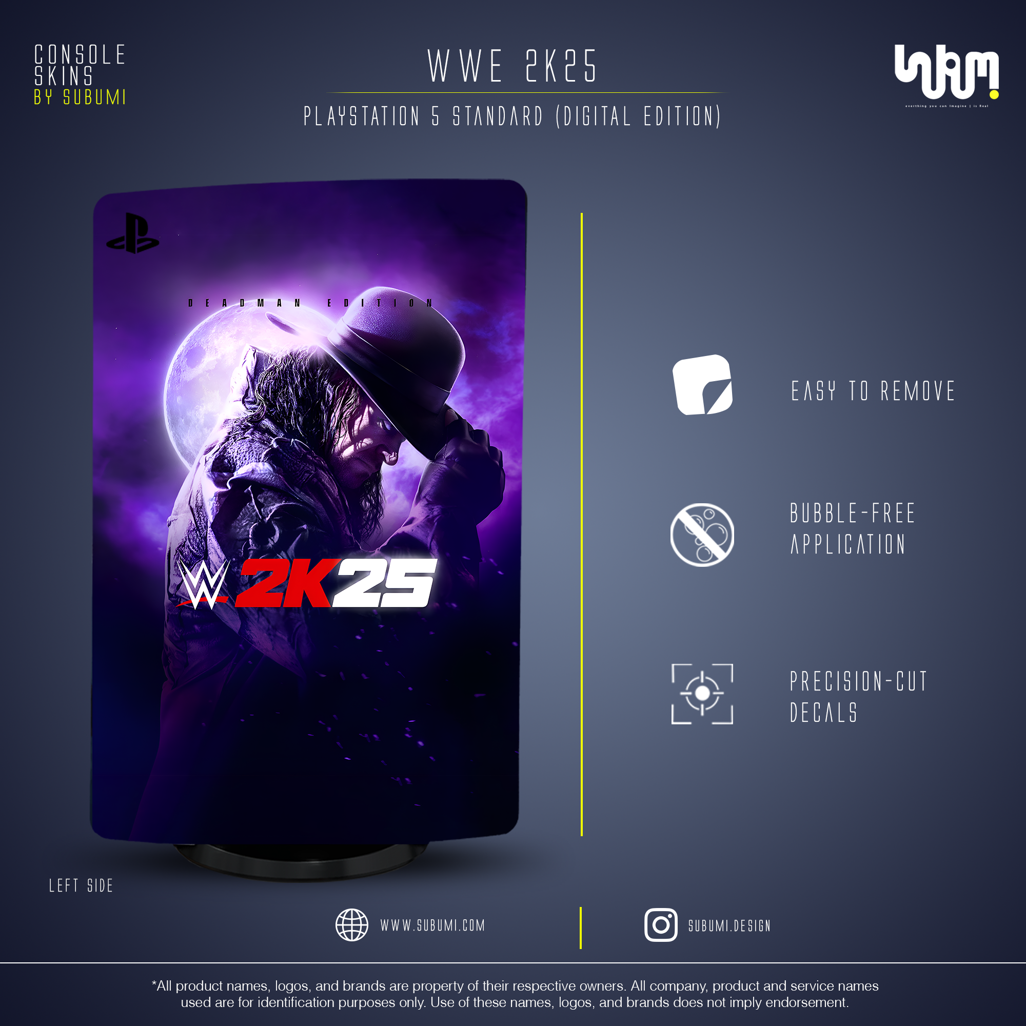 WWE 2K25 Edition 1 Skins by SUBUMi