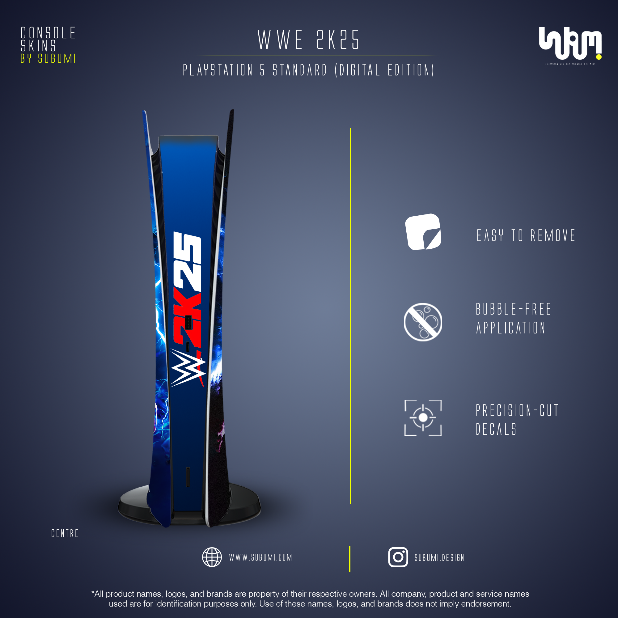 WWE 2K25 (Edition 2) PS5 Skin by SUBUMI