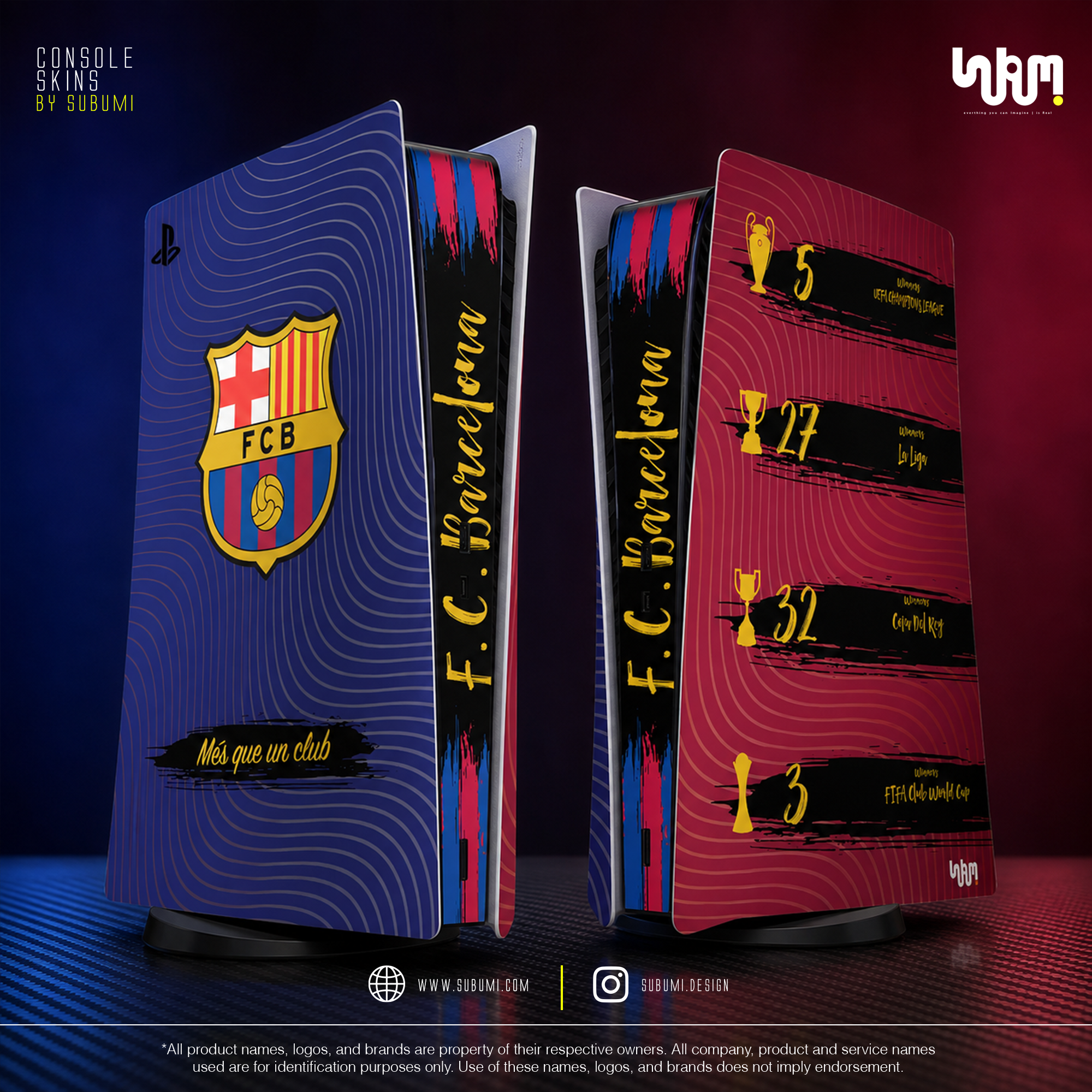 Barcelona Console Skin by SUBUMI