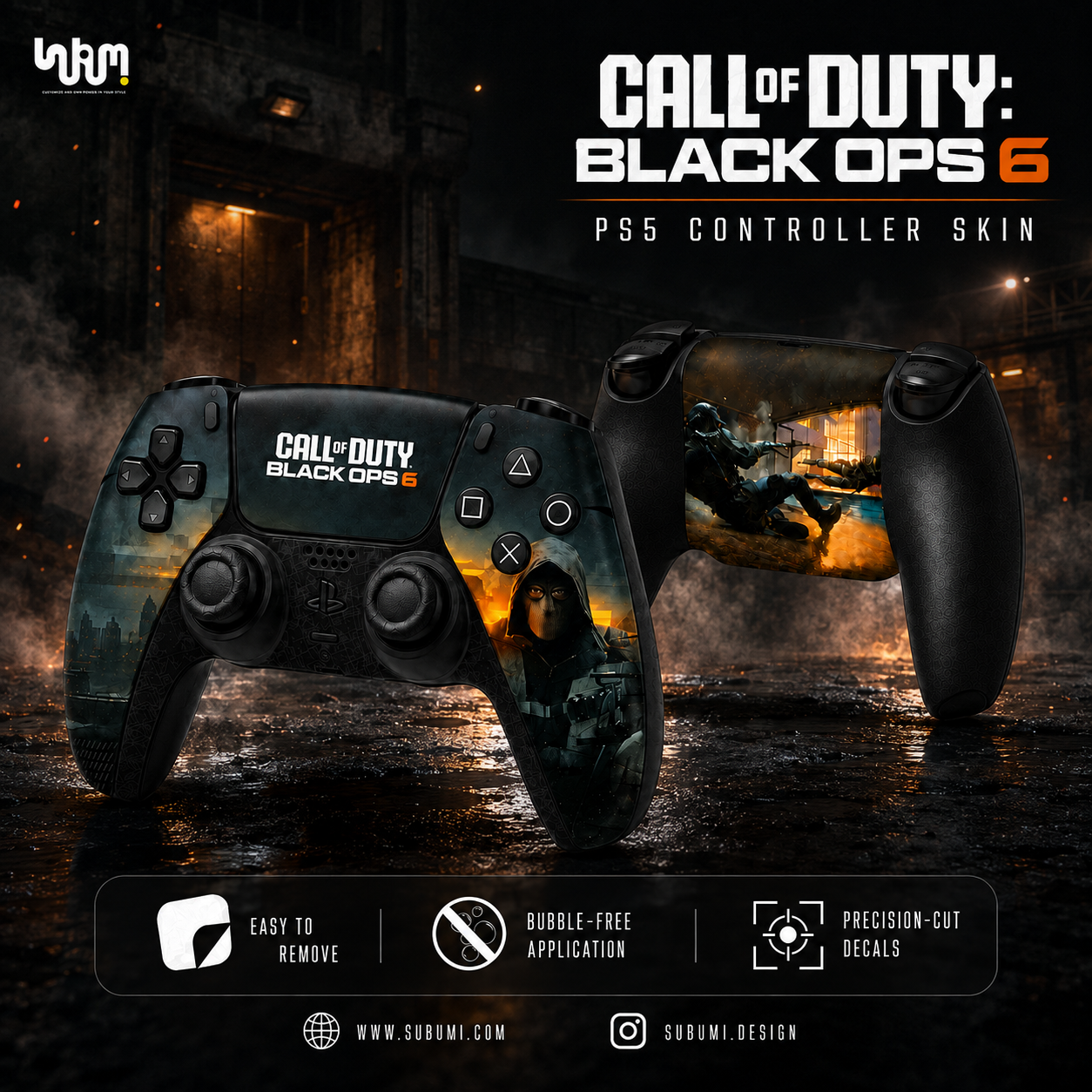 Call of Duty: Black Ops 6 PlayStation 5 Controller Skin by SUBUMI