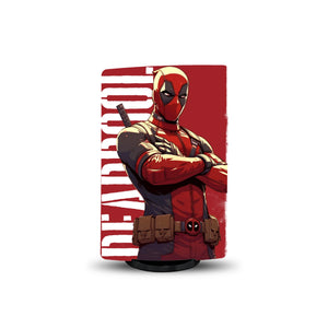 Deadpool & Wolverine Console Skin by SUBUMI — PS5 Standard Digital, left side