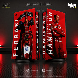 Ferrari x Lewis Hamilton console skin