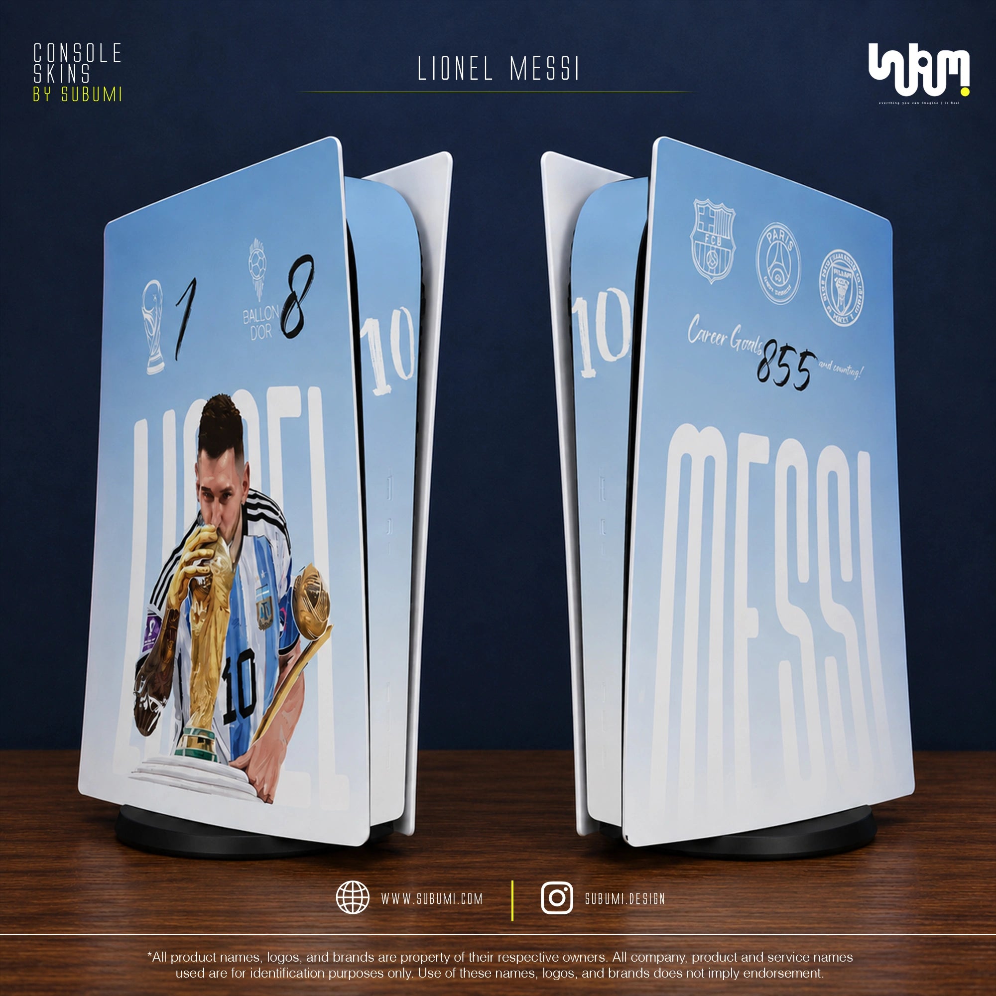 Lionel Messi Console Skin by SUBUMI — poster