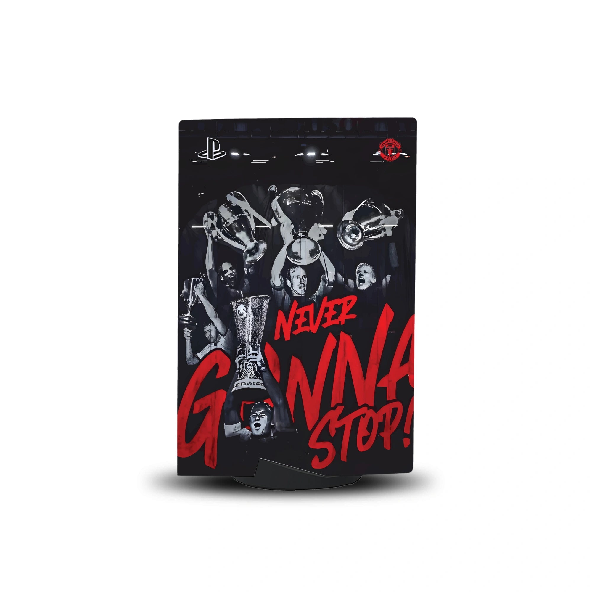 Manchester United Console Skin by SUBUMI — PS5 Standard Disc, left side