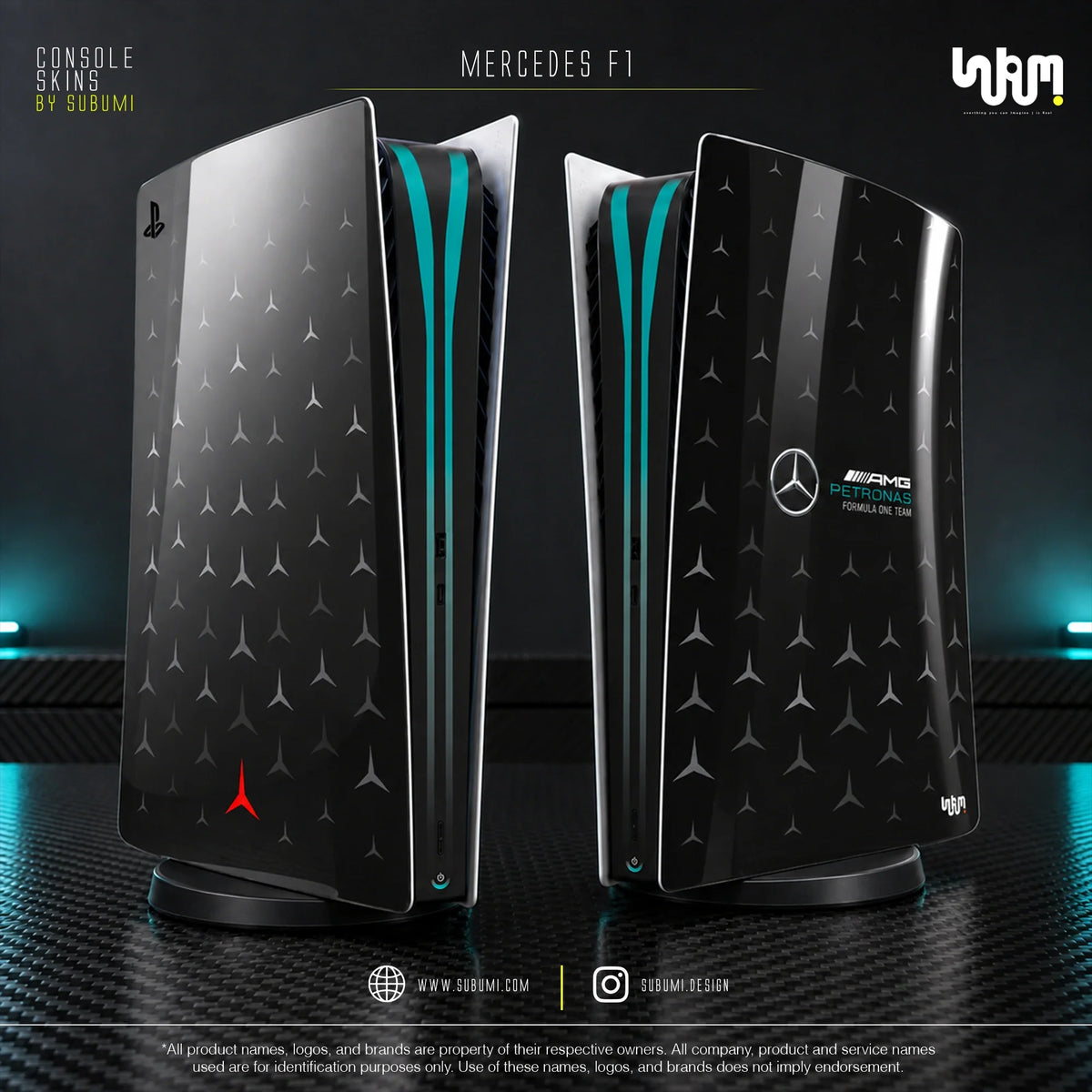 Mercedes F1 console skin