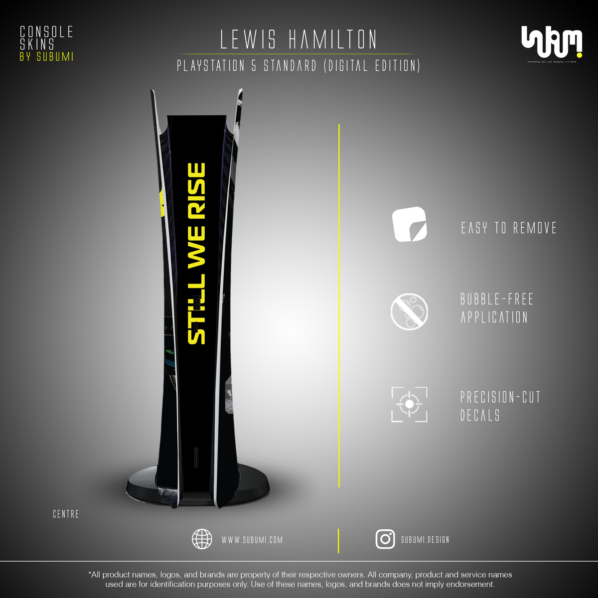 Mercedes x Lewis Hamilton PS5 Skin by SUBUMI