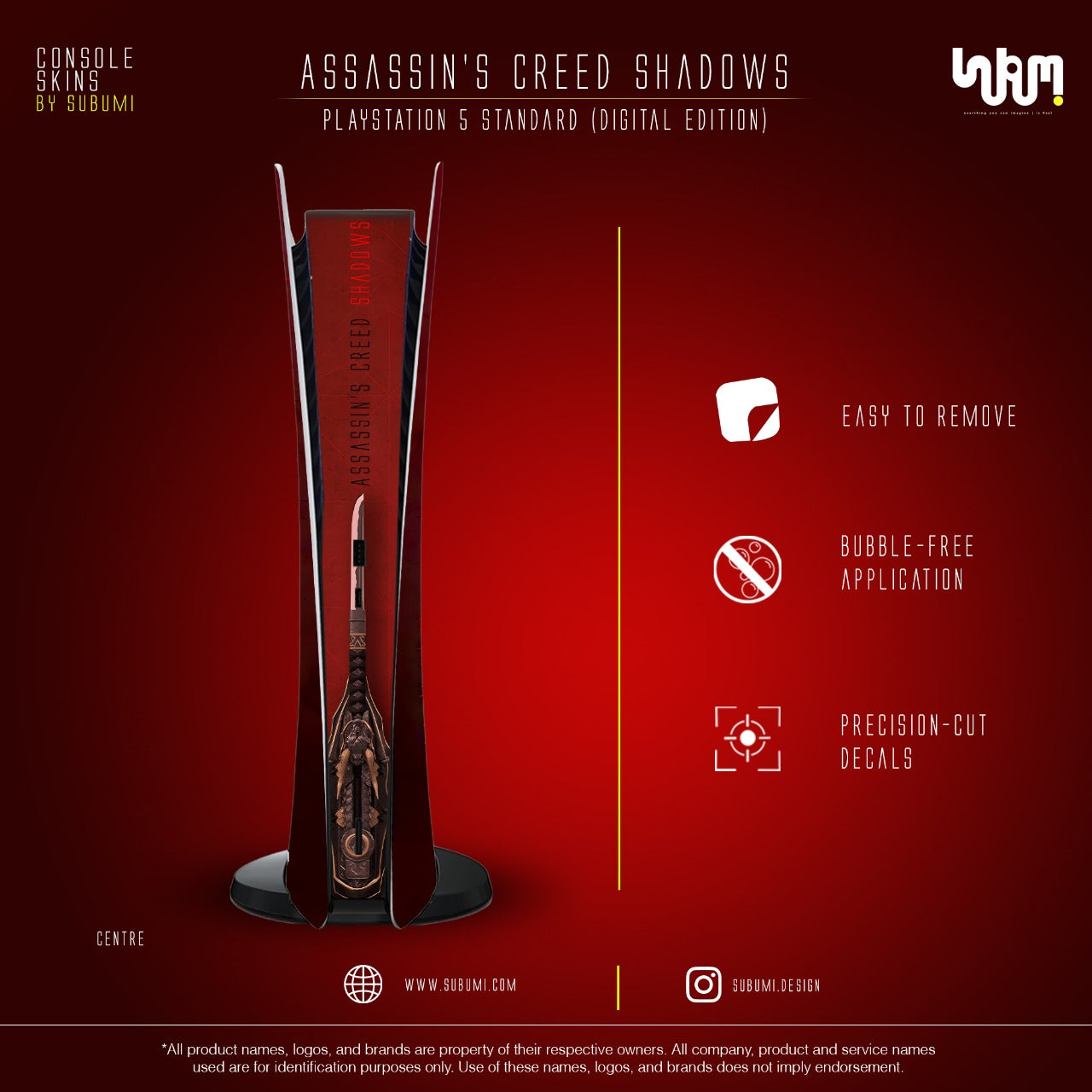 Assassin's Creed Shadows Skins by SUBUMi