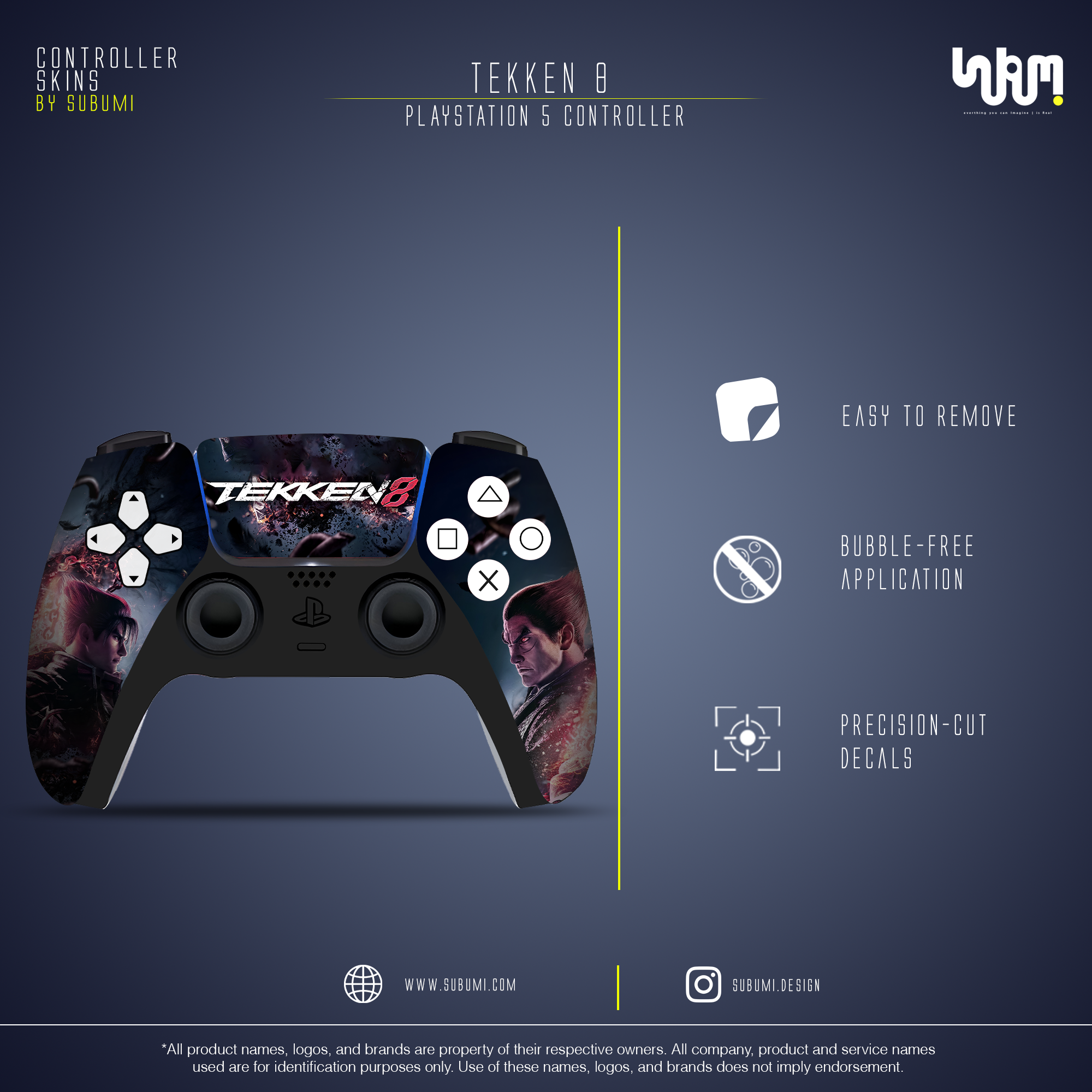 Tekken 8 Controller Skin by SUBUMi