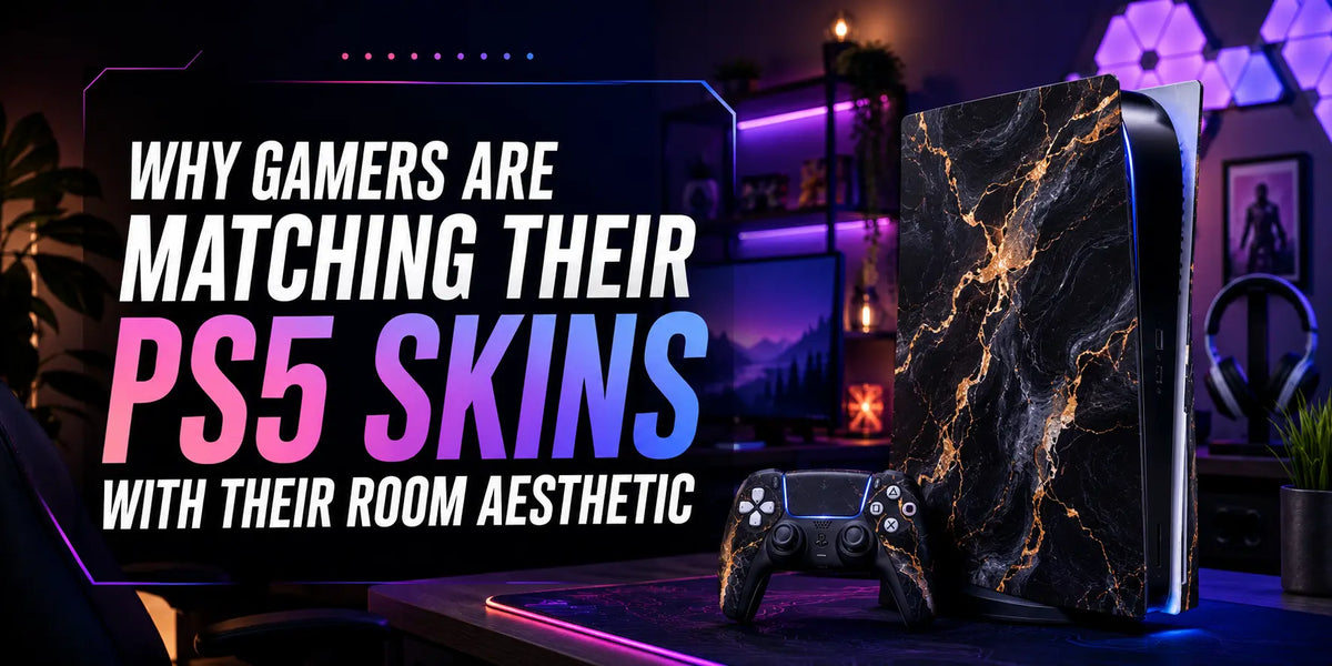 Why Gamers Are Matching Their PS5 Skins With Their Room Aesthetic