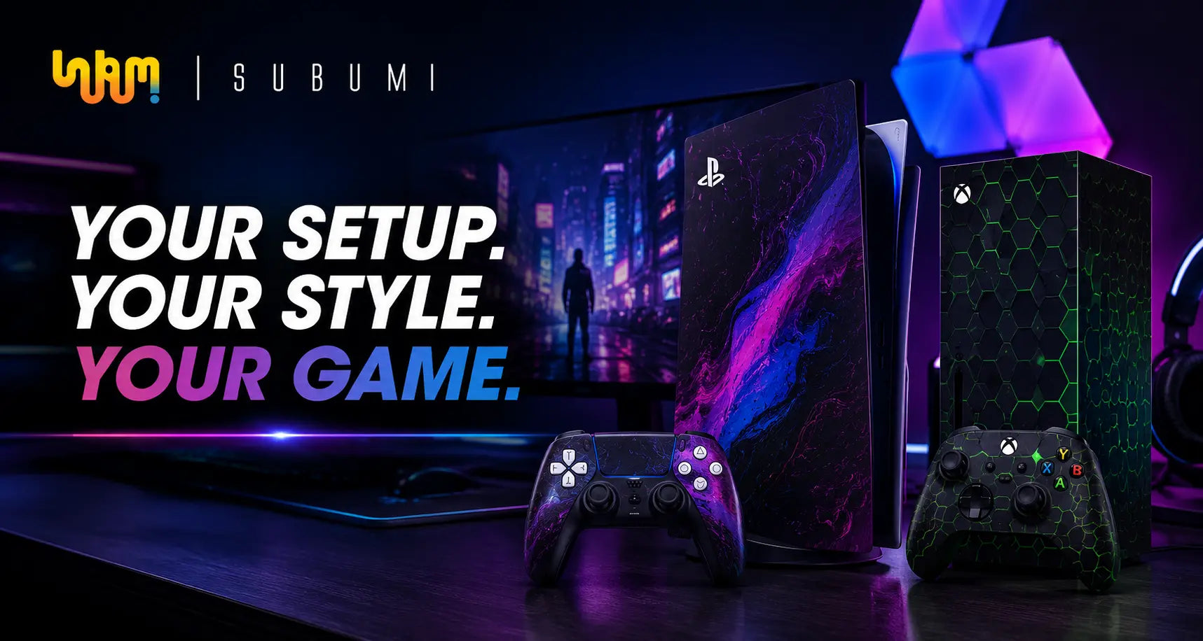 Gaming setup aesthetics