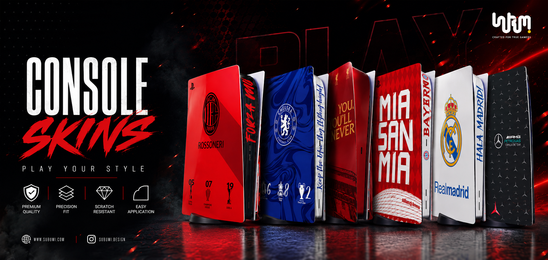 Subumi console skins banner
