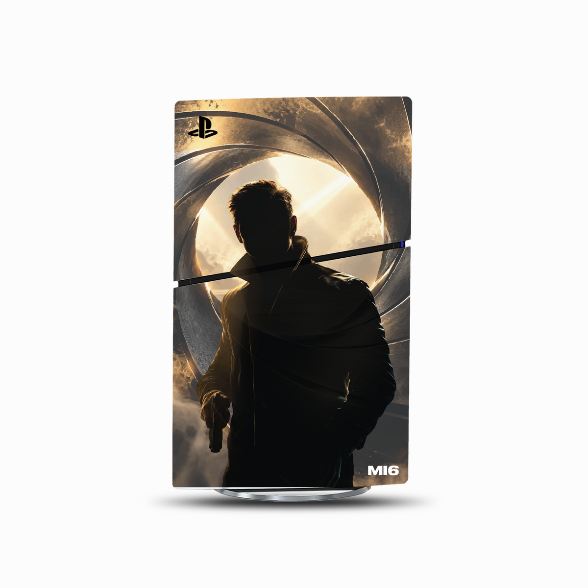 007 First Light Console Skin by SUBUMI — PS5 Slim Digital, left side