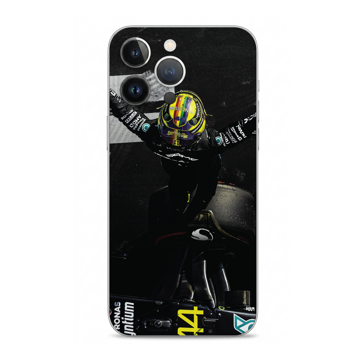 Mercedes X Lewis Hamilton Mobile Phone Skins by Subumi