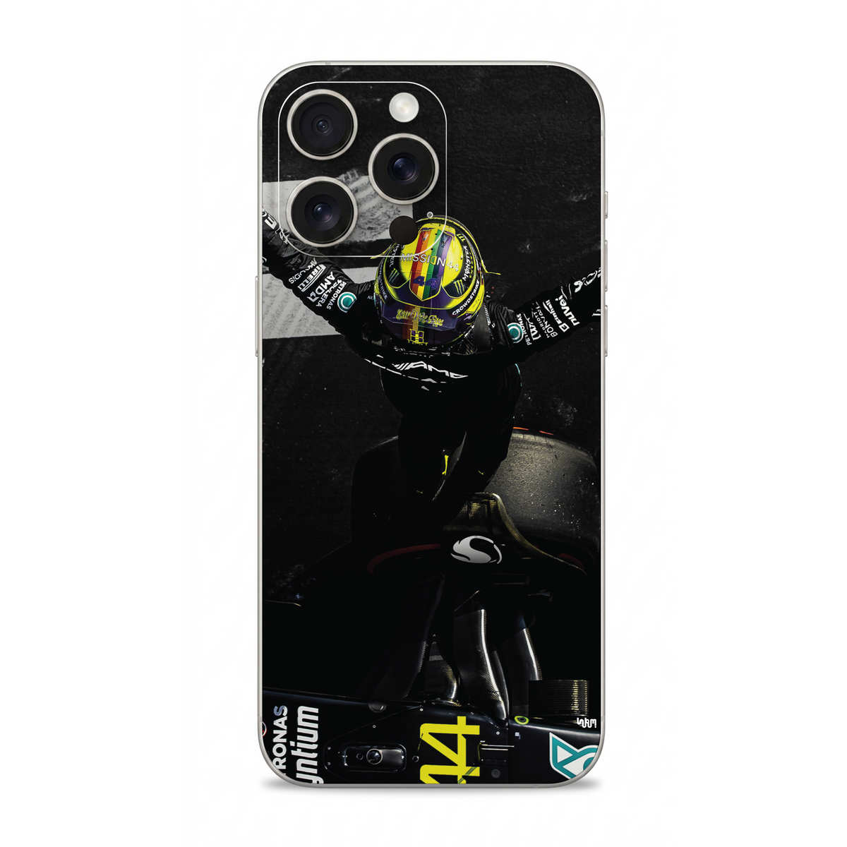 Mercedes X Lewis Hamilton Mobile Phone Skins by Subumi
