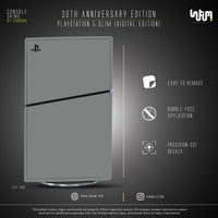 PlayStation 30th Anniversary Console Skin by SUBUMI — PS5 Slim Digital, left side