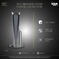 PlayStation 30th Anniversary Console Skin by SUBUMI — PS5 Slim Disc, front