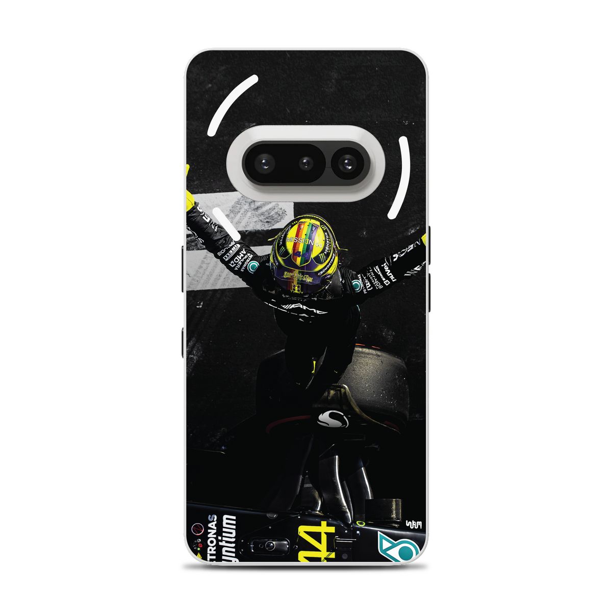 Mercedes X Lewis Hamilton Mobile Phone Skins by Subumi