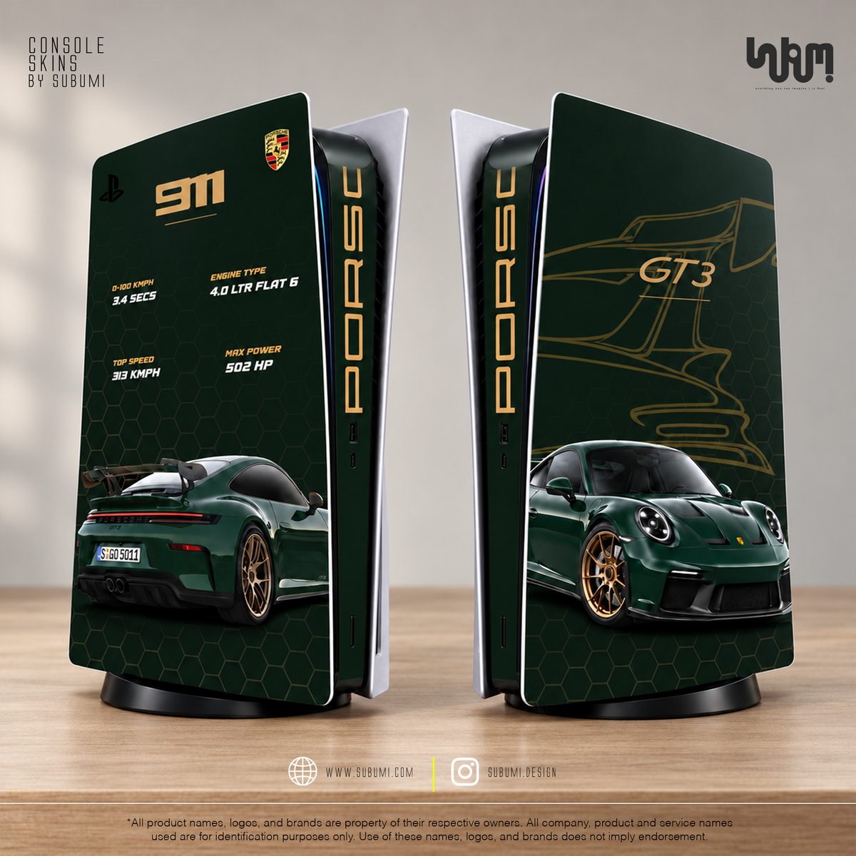 Porsche 911 GT3 Console Skin by SUBUMI
