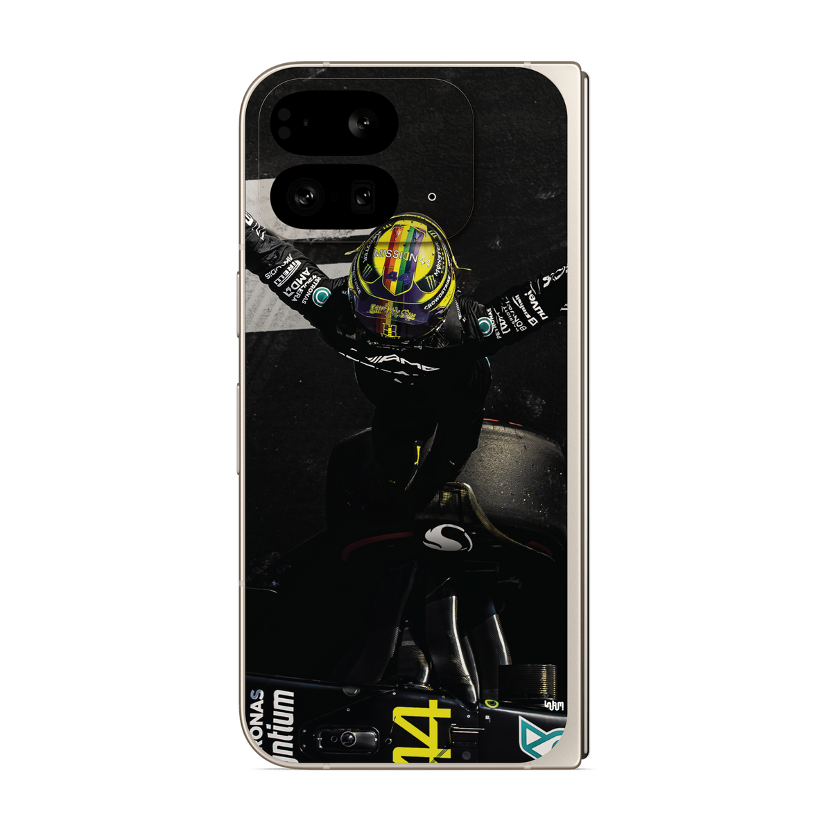 Mercedes X Lewis Hamilton Mobile Phone Skins by Subumi